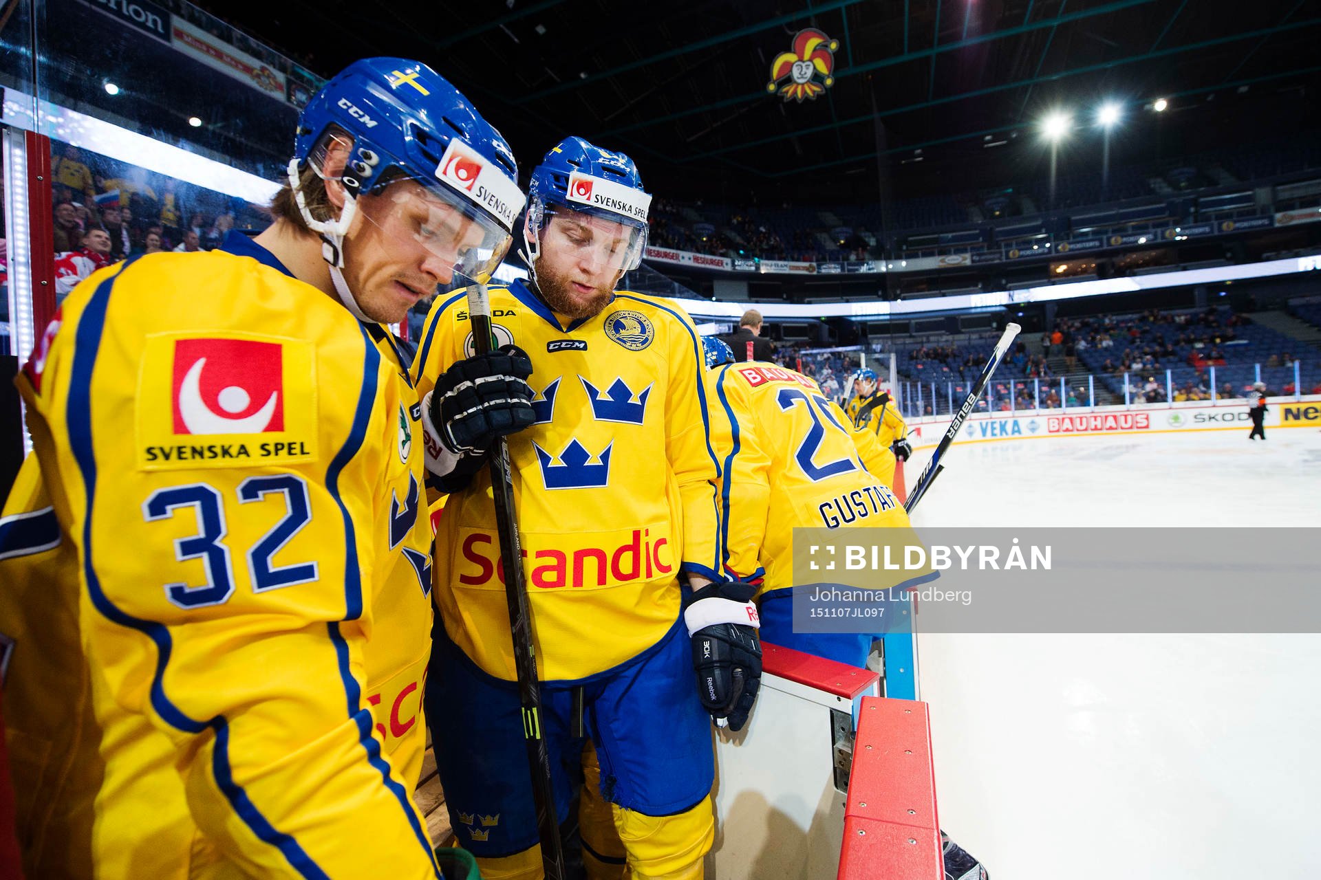 Sveriges Magnus Nygren och Jonas Junland
