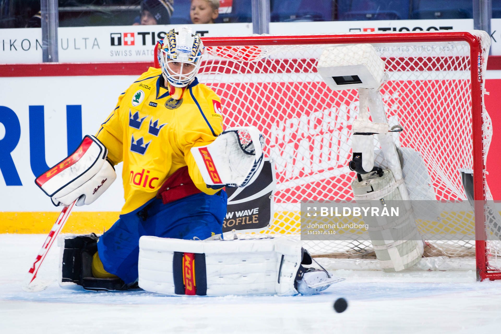 Sveriges målvakt Henrik Karlsson