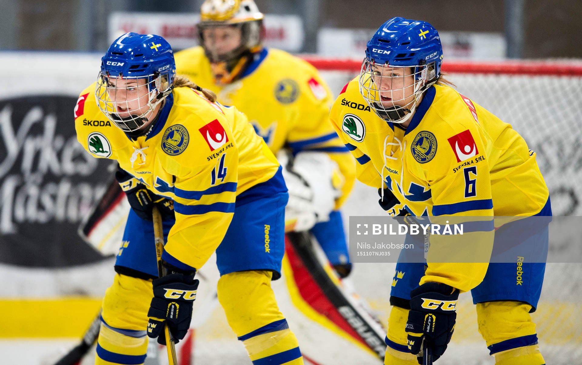 Sveriges Sabina Küller och Lina Bäcklin
