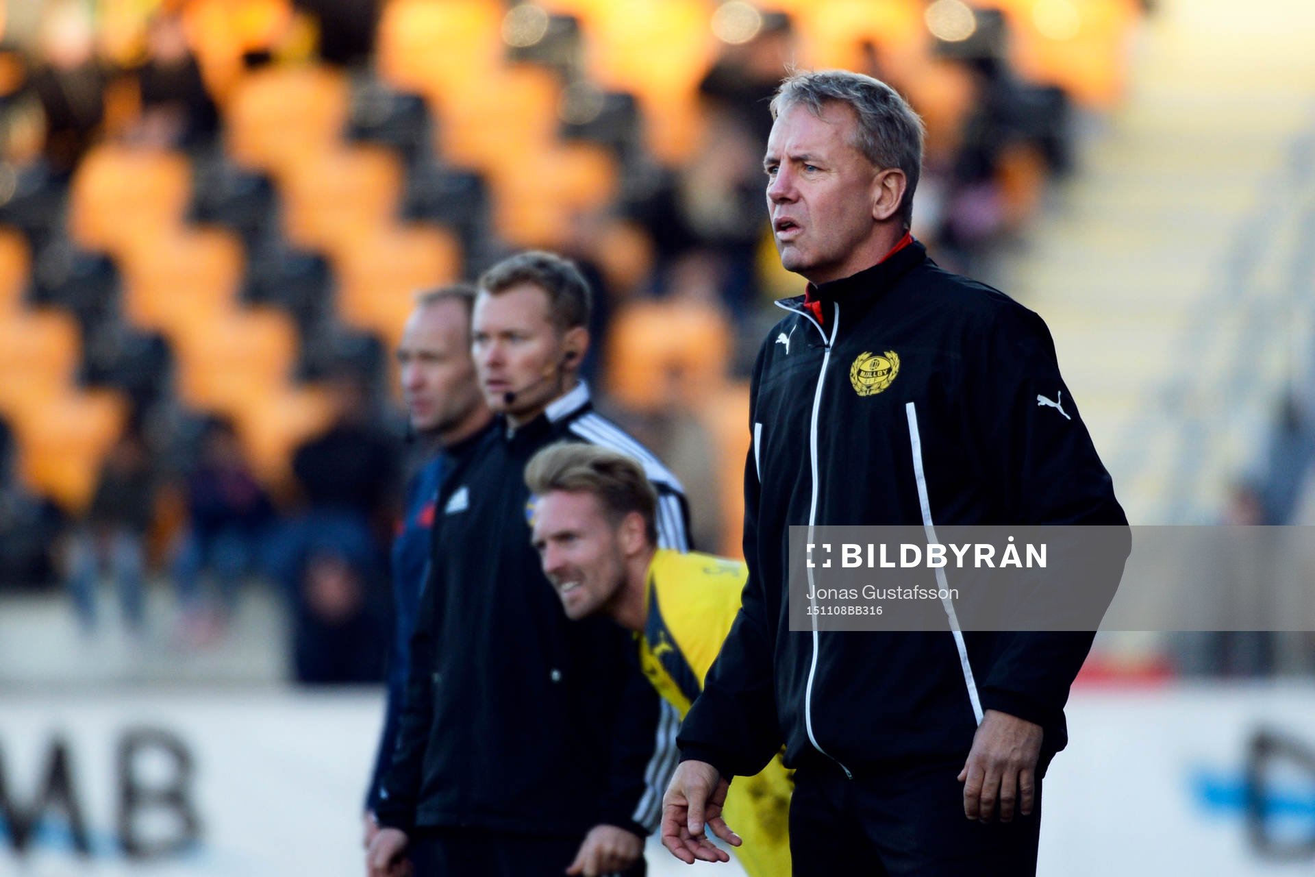 Mjällbys tränare Hans Larsson