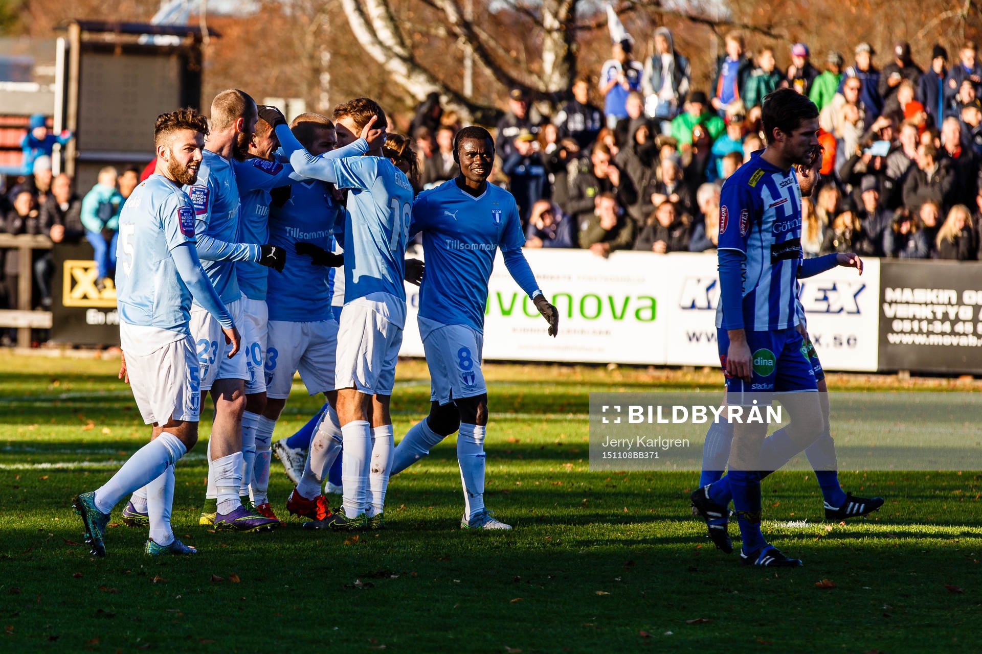 Malmö FFs spelare jublar