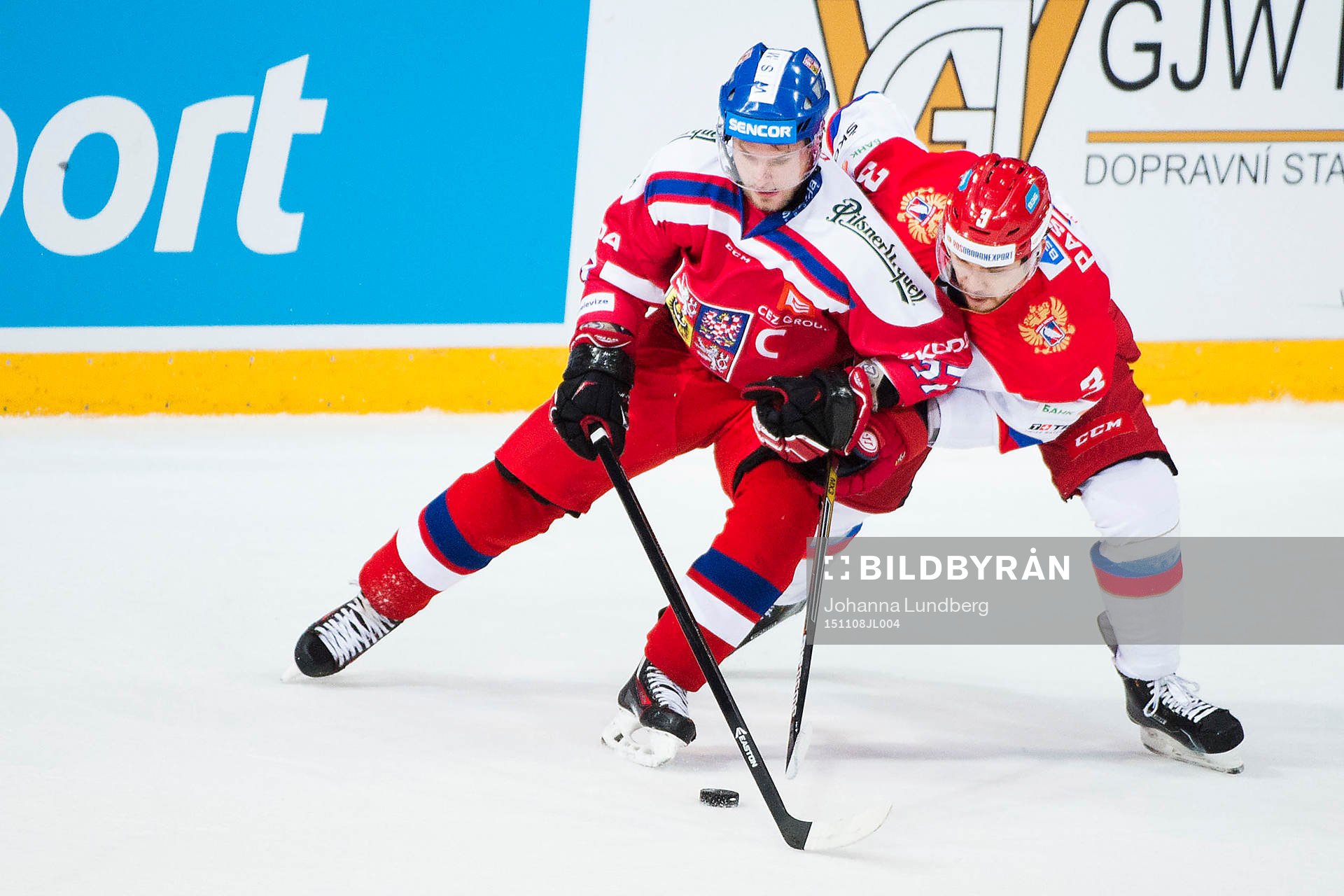 Tjeckiens Vladimir Sobotka och Rysslands Mikhail Pashnin