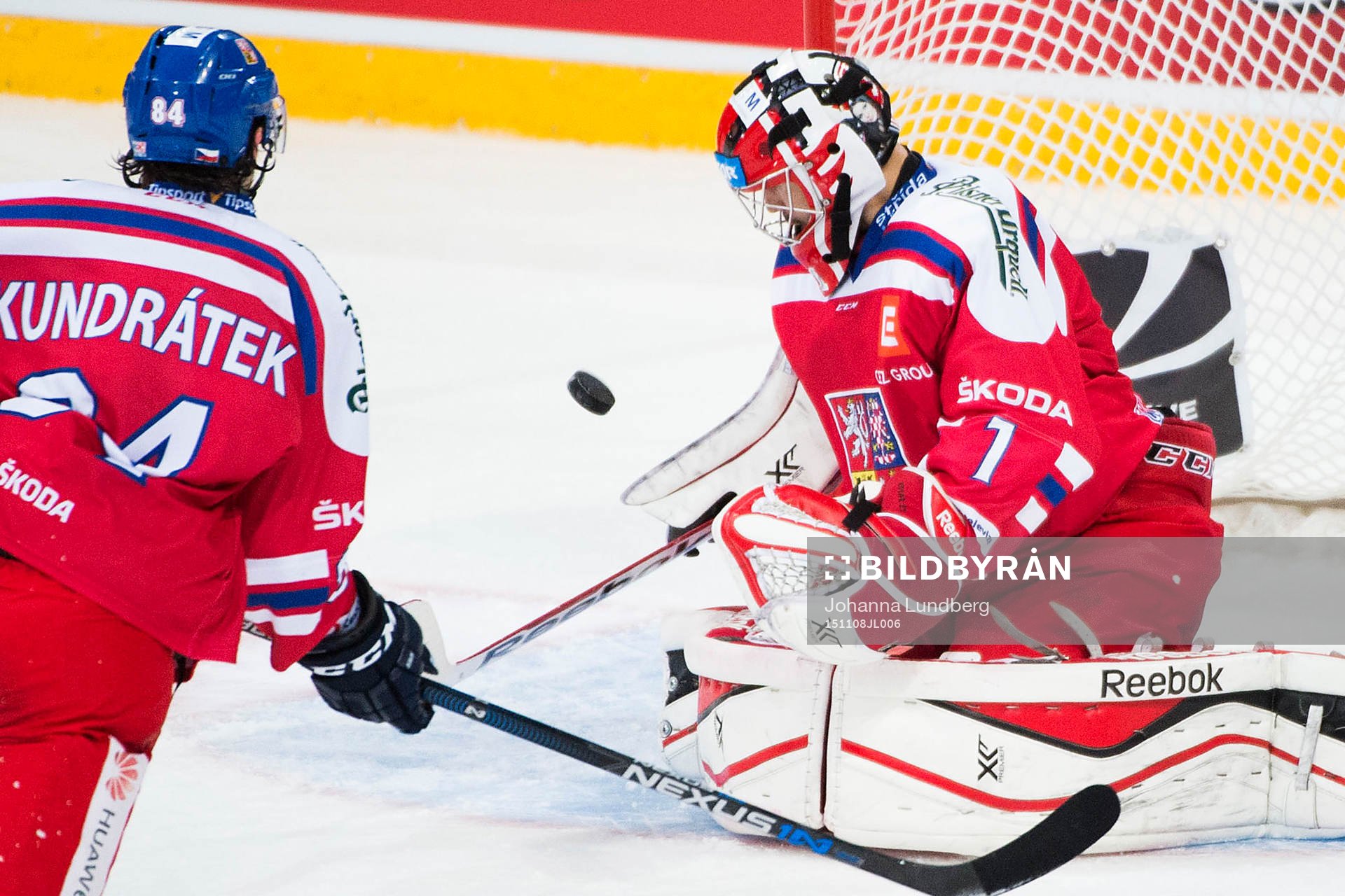 Tjeckiens målvakt Jakub Kovar