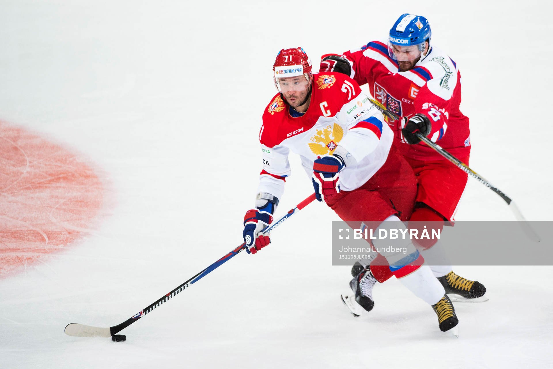 Rysslands Ilya Kovalchuk och Tjeckiens Michal Kempny
