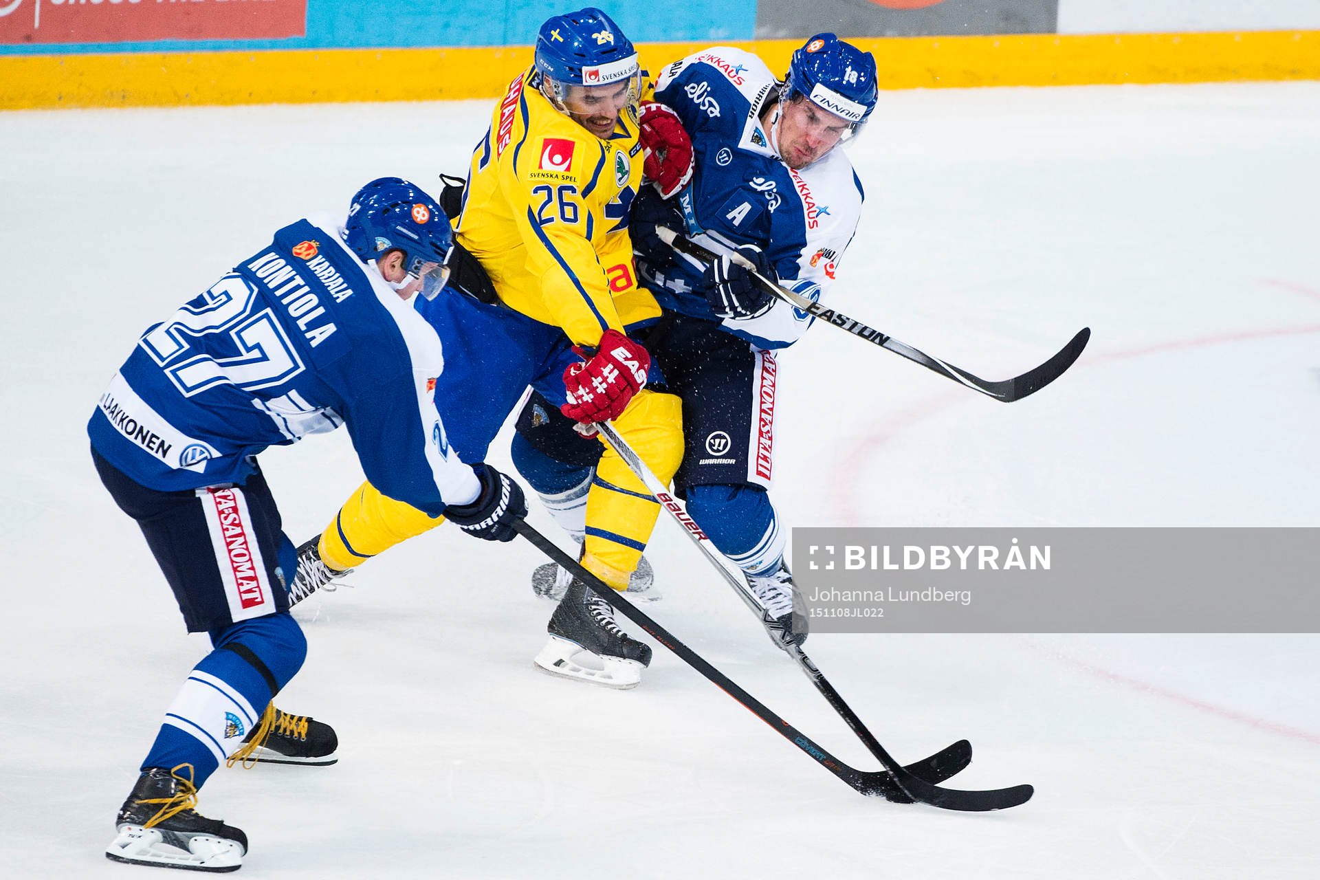 Sveriges Martin Johansson utmanar Finlands Petri Kontiola