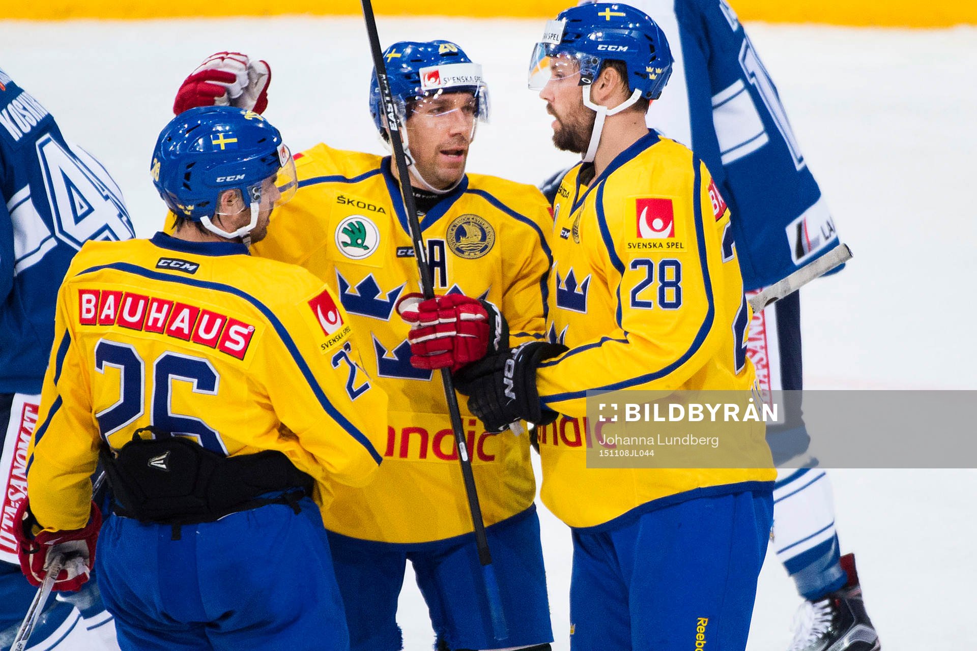 Sveriges Joel Lundqvist jublar