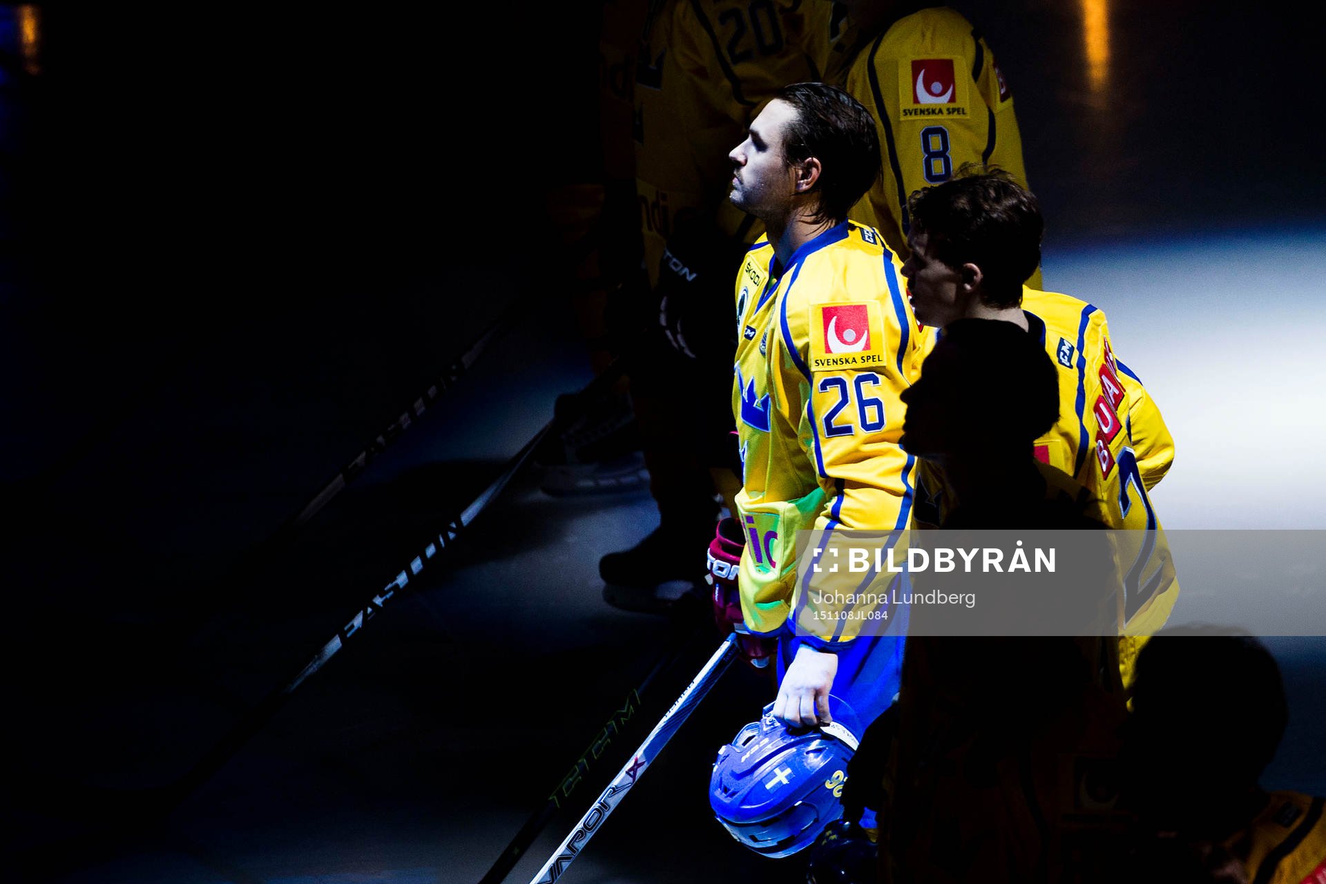 Sveriges Martin Johansson lyssnar på