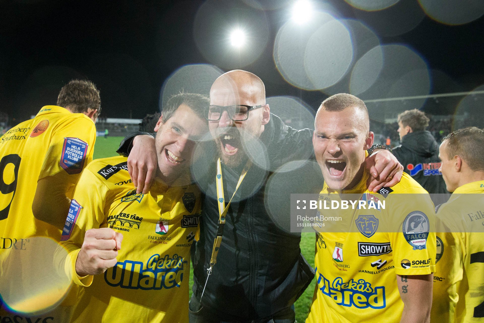 Falkenbergs Stefan Rodevåg och sportchef Patrik Lundgren