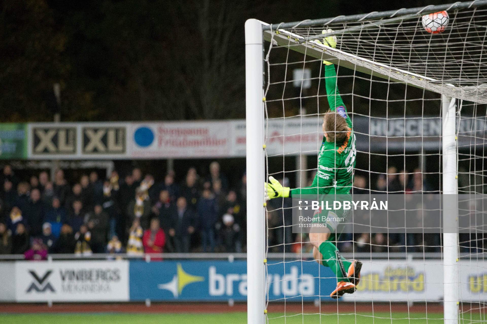 Sirius målvakt Lukas Jonsson
