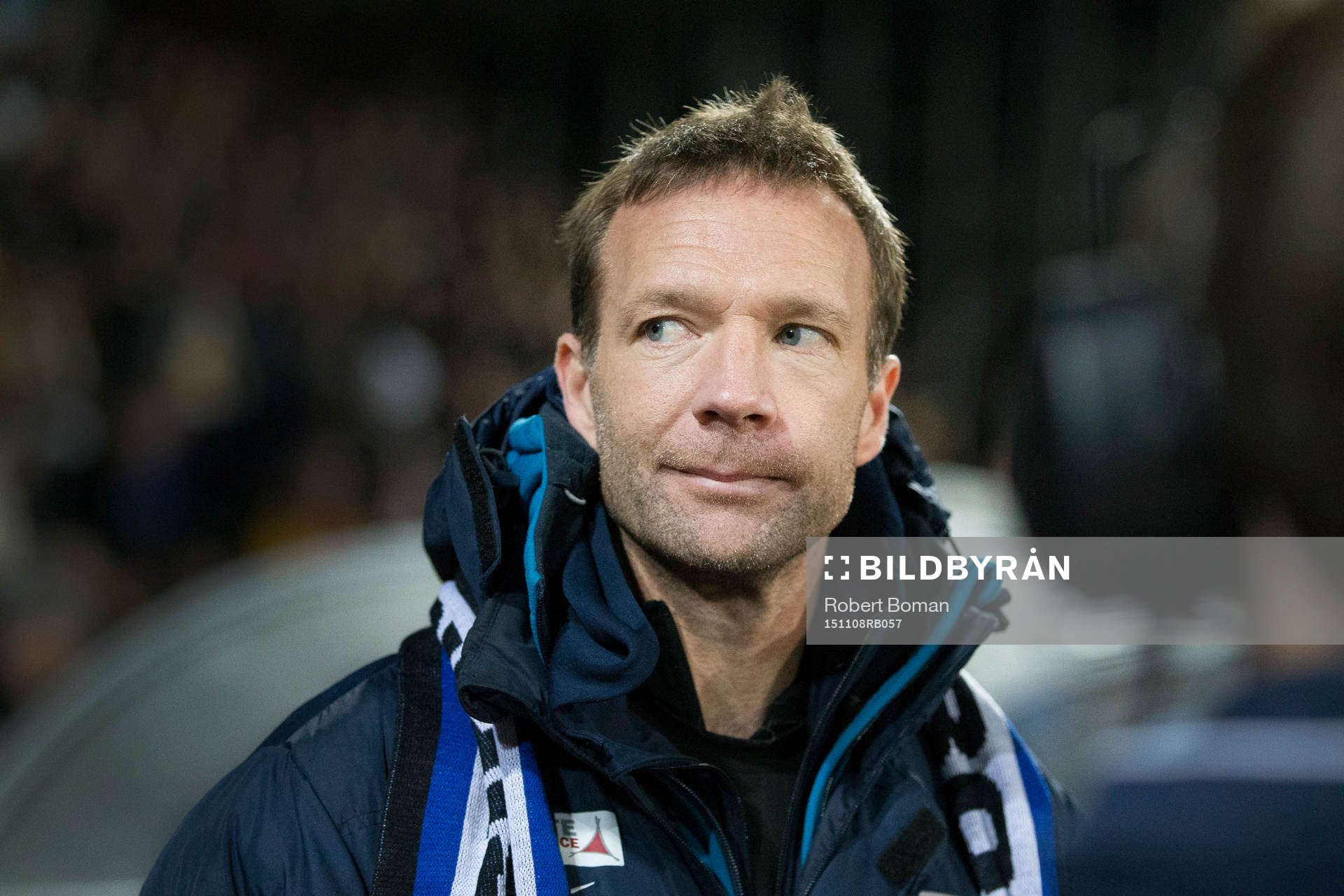Sirius tränare Kim Bergstrand före  fotbollsmatchen och