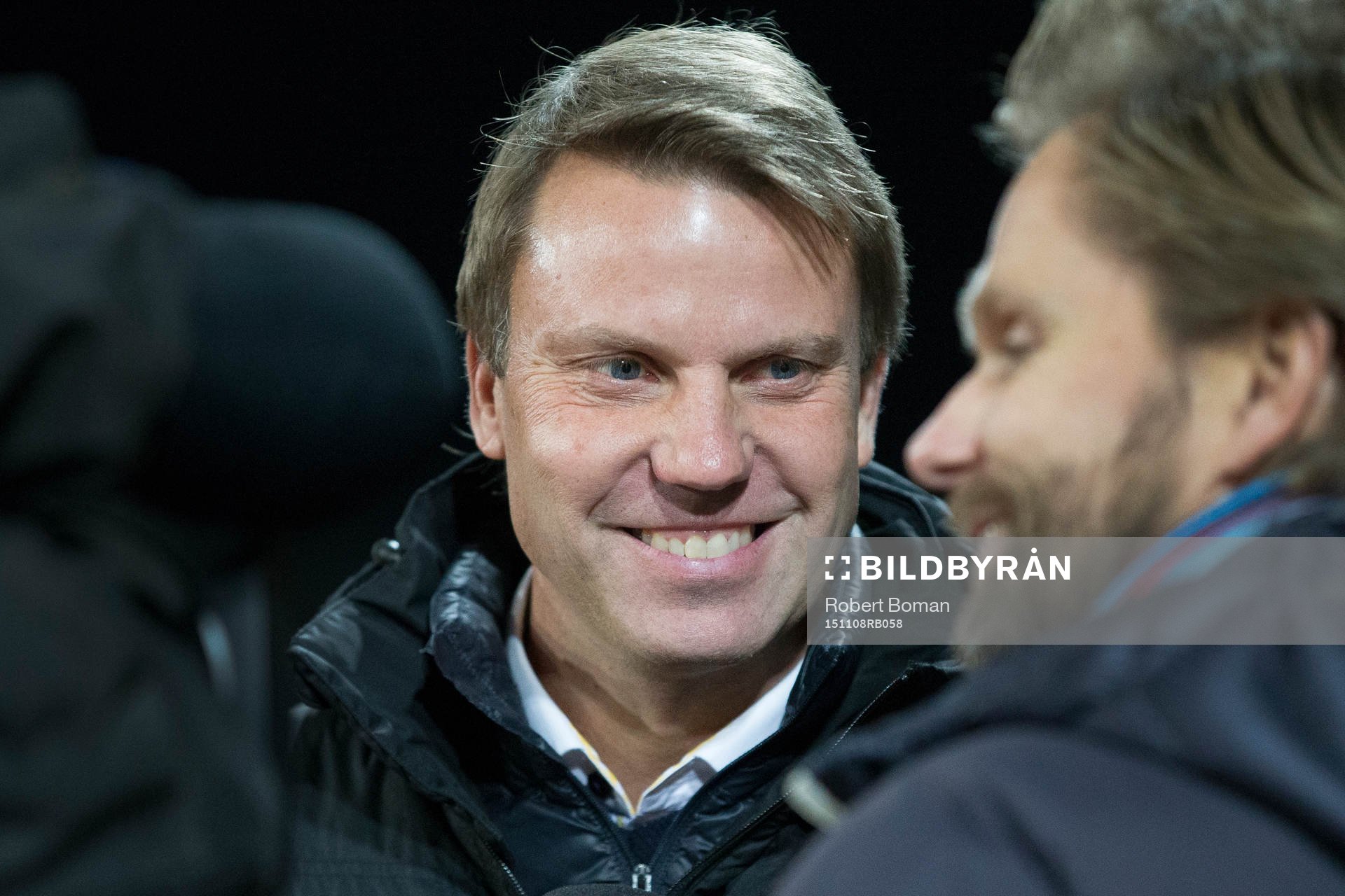 Falkenbergs tränare Hasse Eklund före  fotbollsmatchen