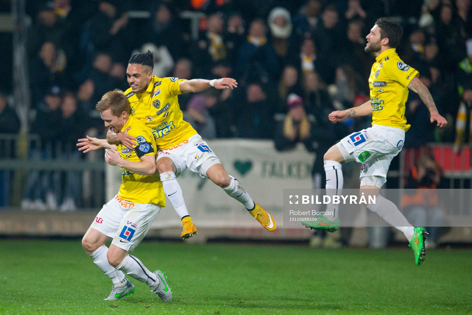 Falkenbergs Dan Keat och Alexander Jakobsen och Tibor Joza