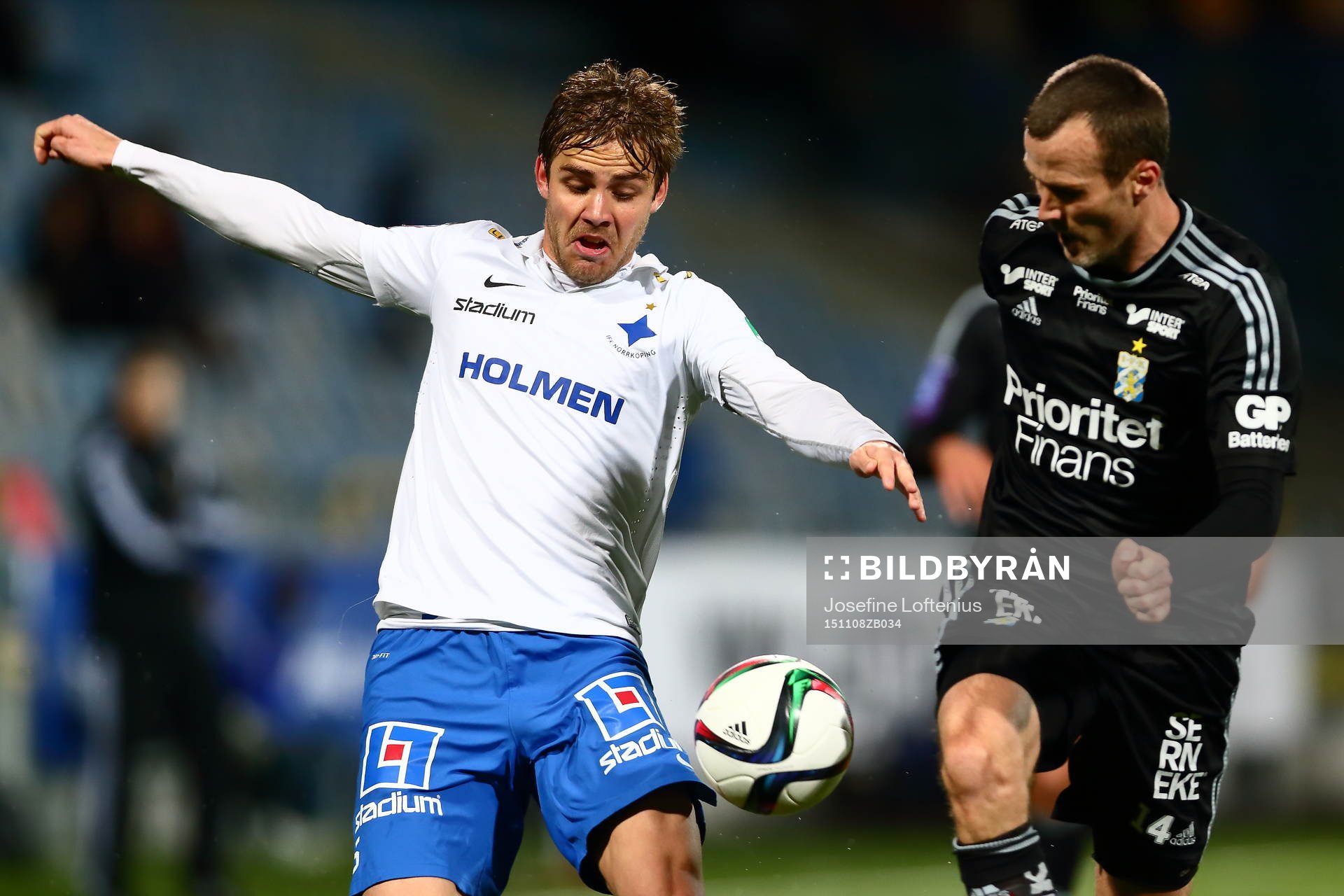 Norrköpings Christoffer Nyman och IFK Göteborgs Haitam