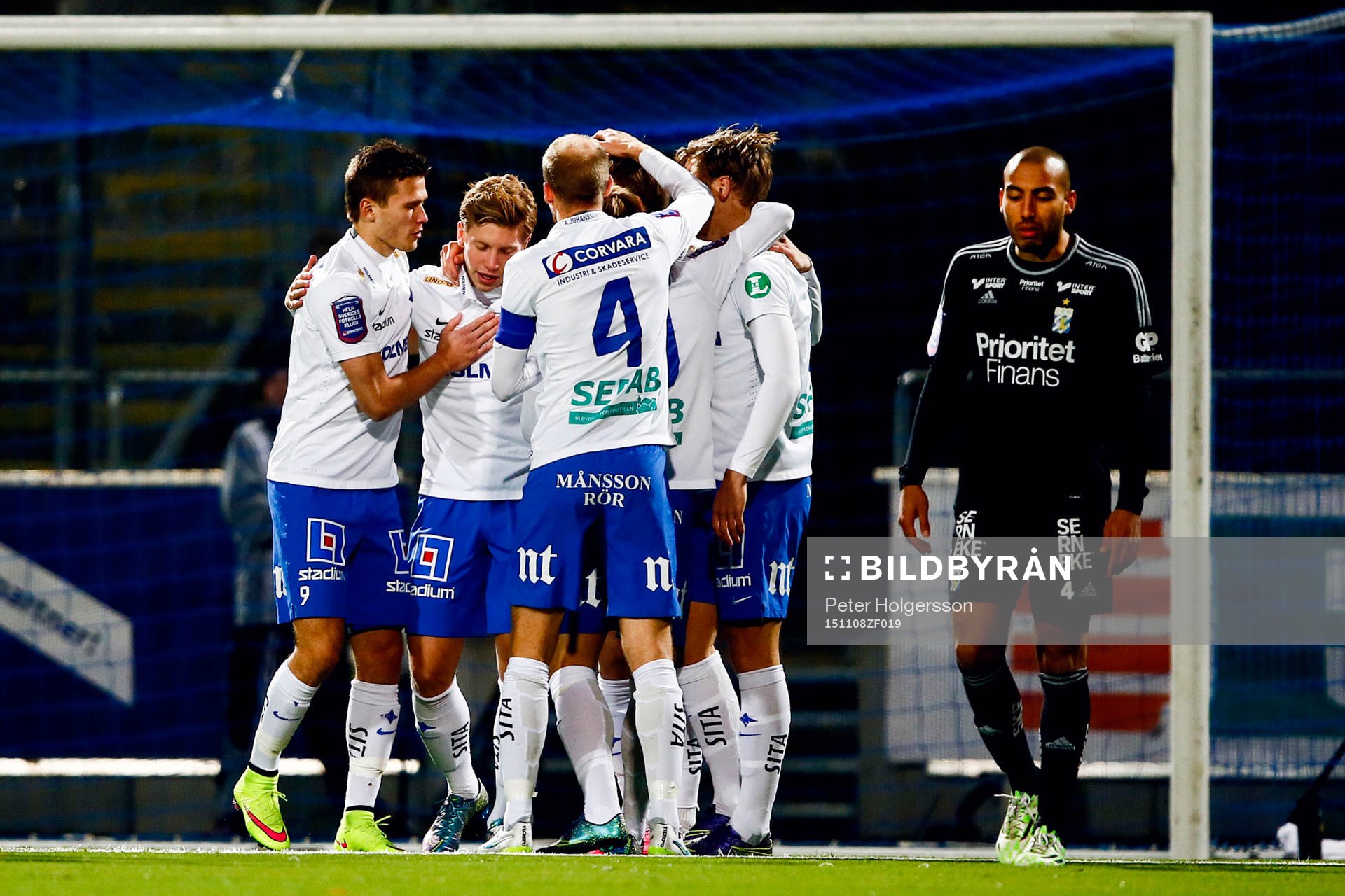 Norrköpings Alexander Fransson jublar