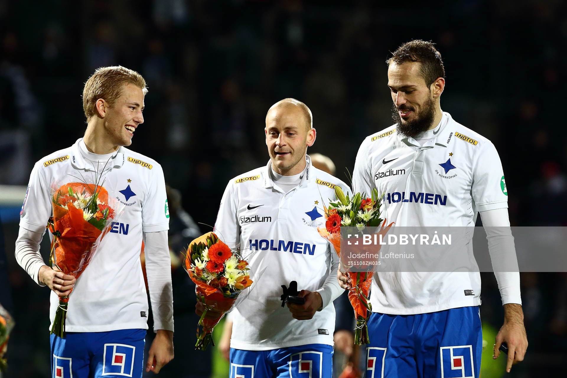 Norrköpings Filip Dagerstål, Daniel Sjölund och Emir