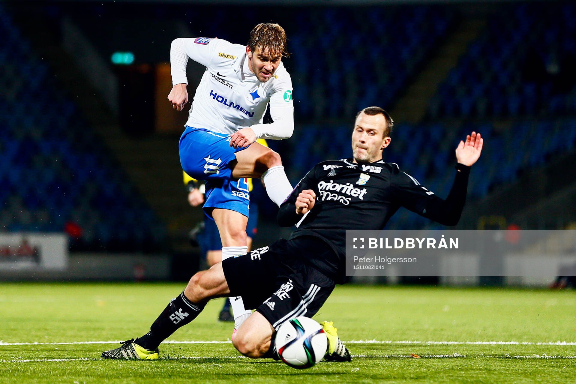 Norrköpings Christoffer Nyman och IFK Göteborgs Hjalmar