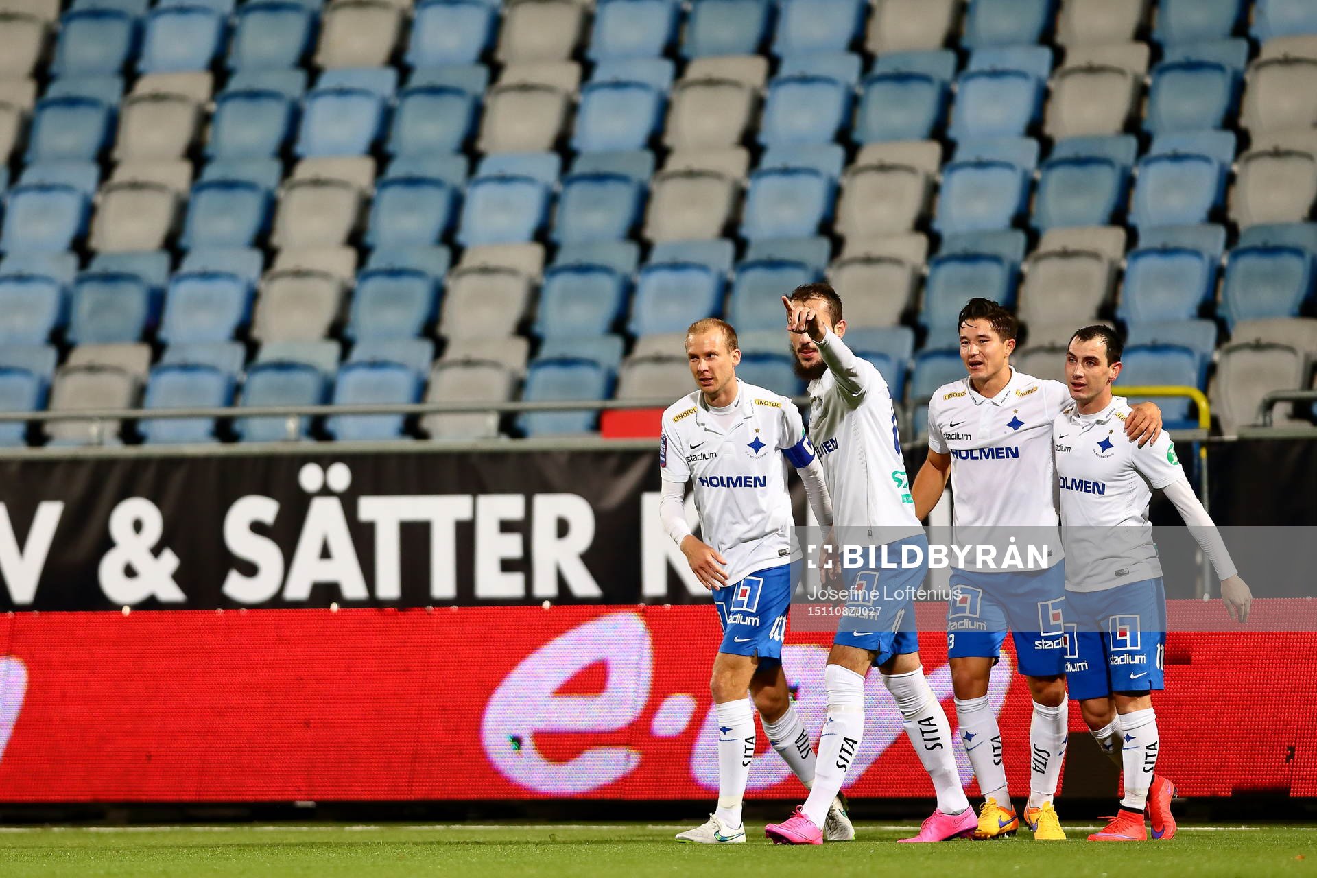 Norrköpings Andreas Johansson, Emir Kujovic, David Boo