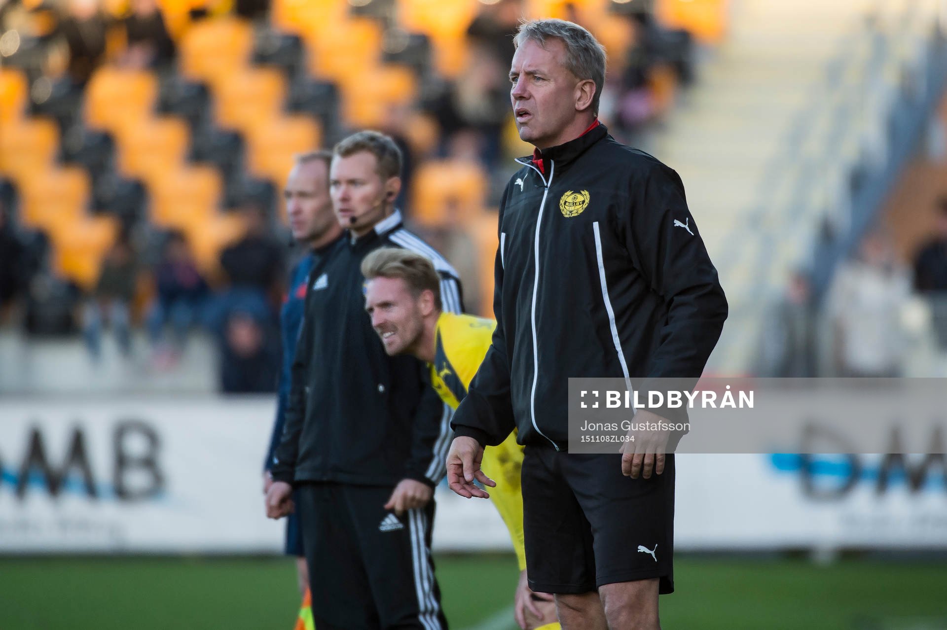 Mjällbys tränare tränare Hans Larsson och Christian