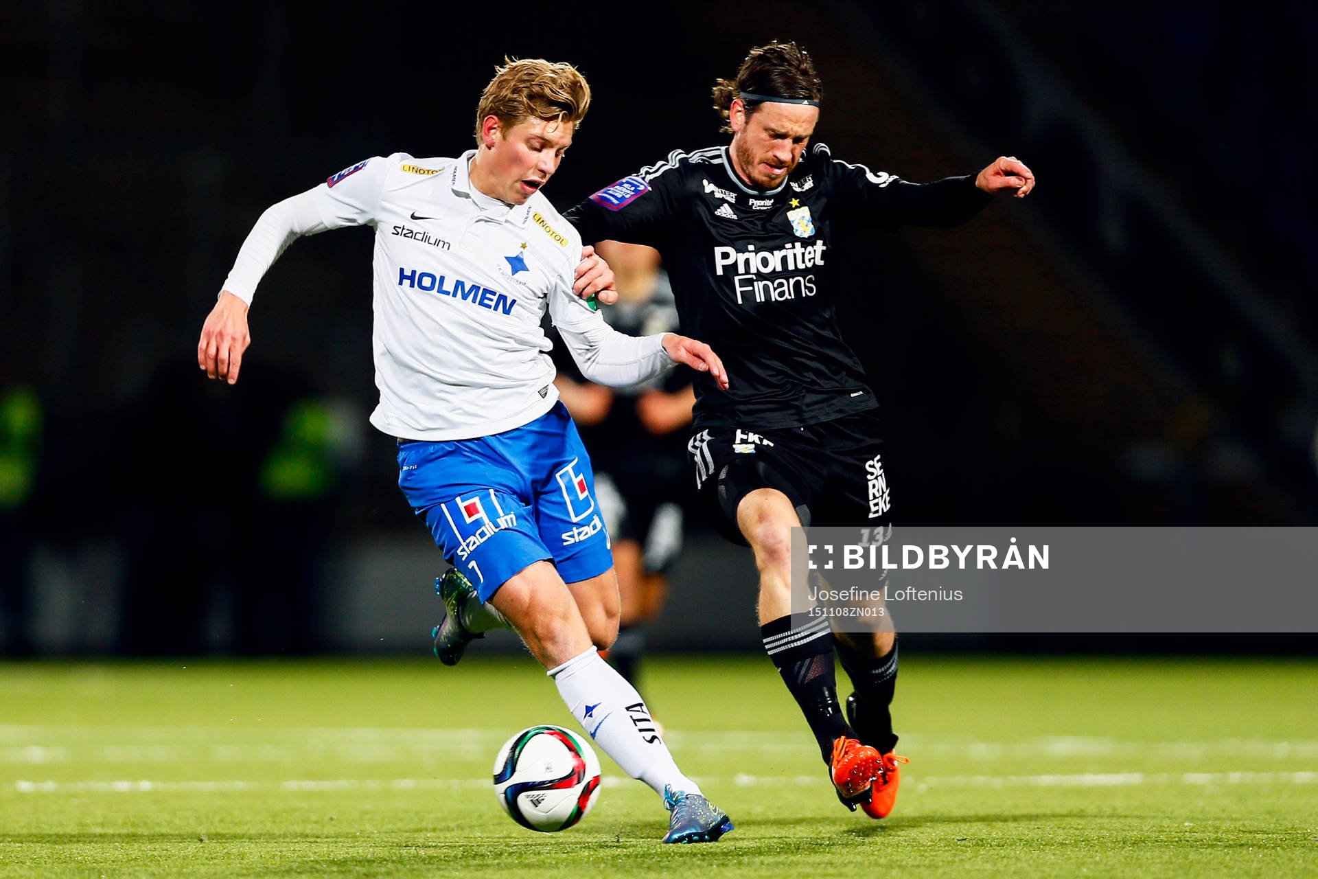 Norrköpings Alexander Fransson och IFK Göteborgs Gustav