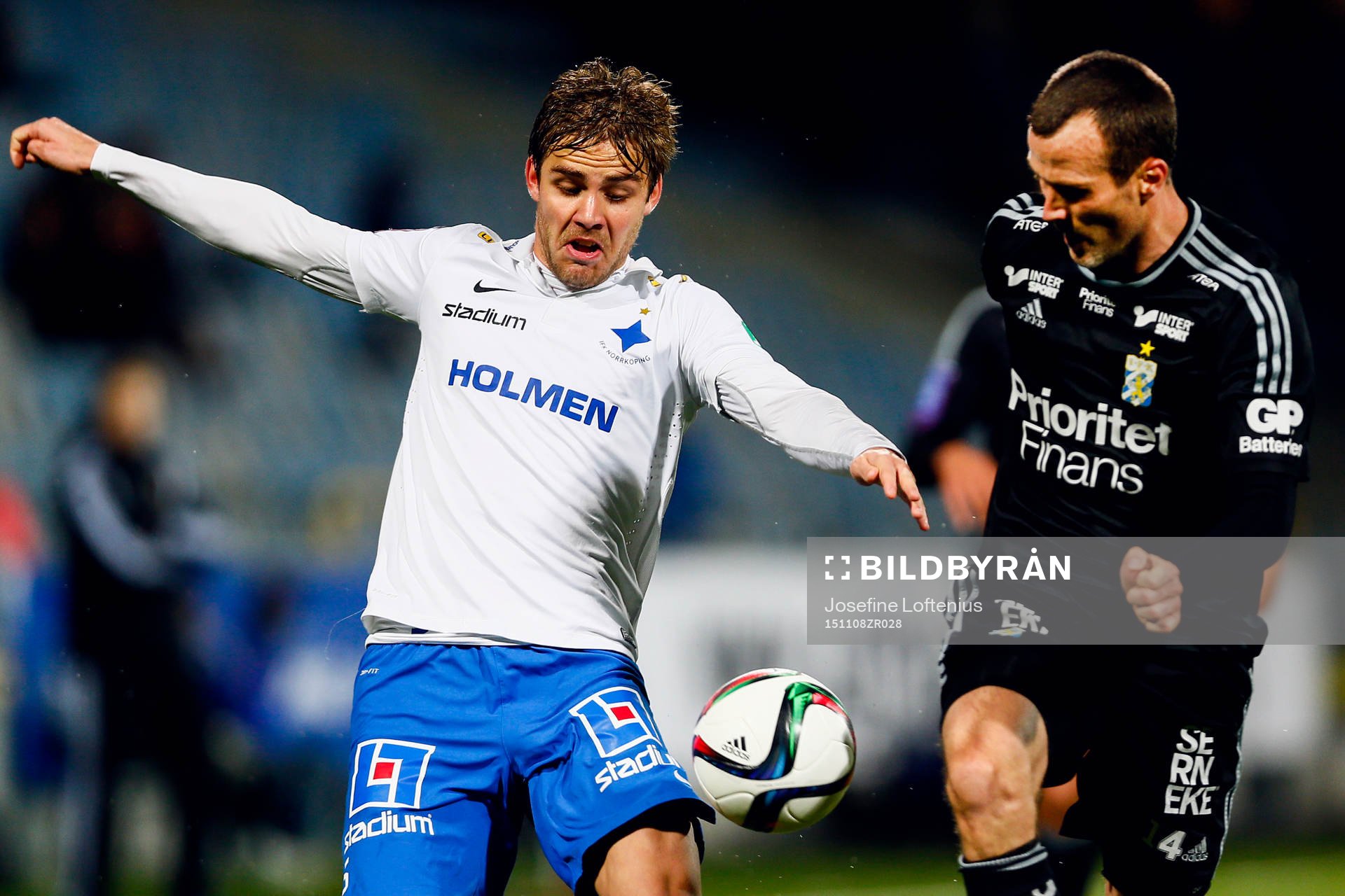Norrköpings Christoffer Nyman och IFK Göteborgs Hjalmar
