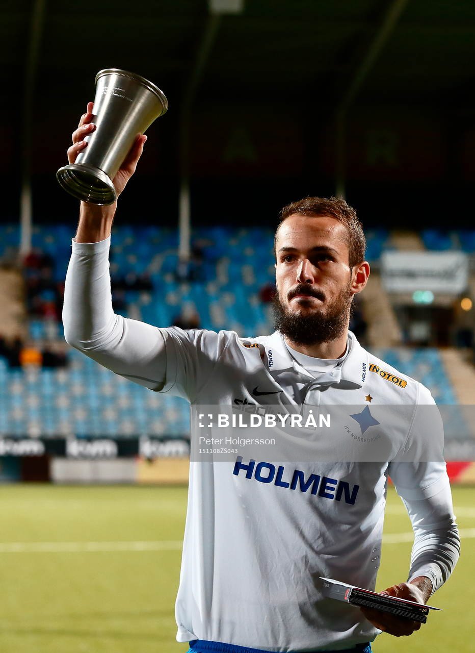 Norrköpings Emir Kujovic får spelarfackets pris
