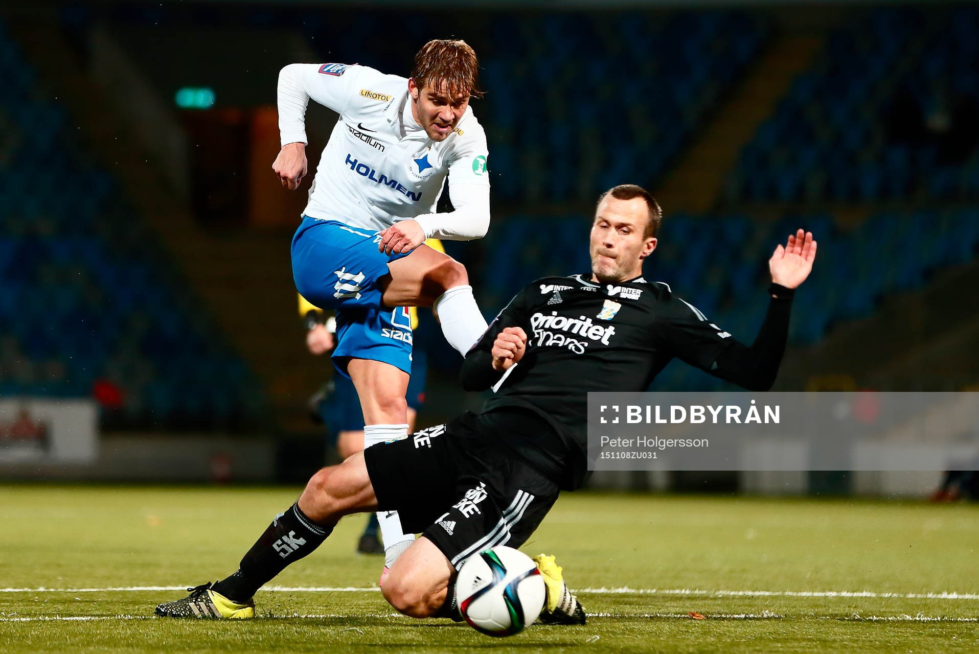Norrköpings Christoffer Nyman och IFK Göteborgs Hjálmar