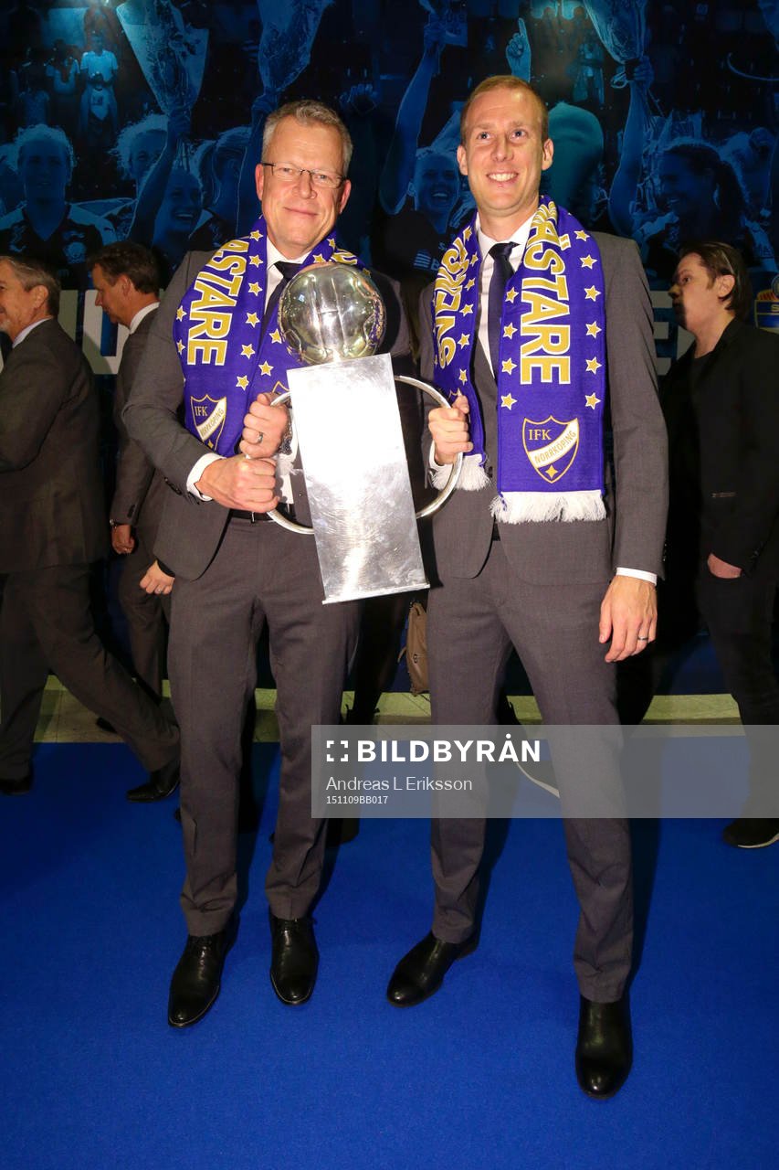 IFK Norrköpings tränare Jan Andersson och Andreas