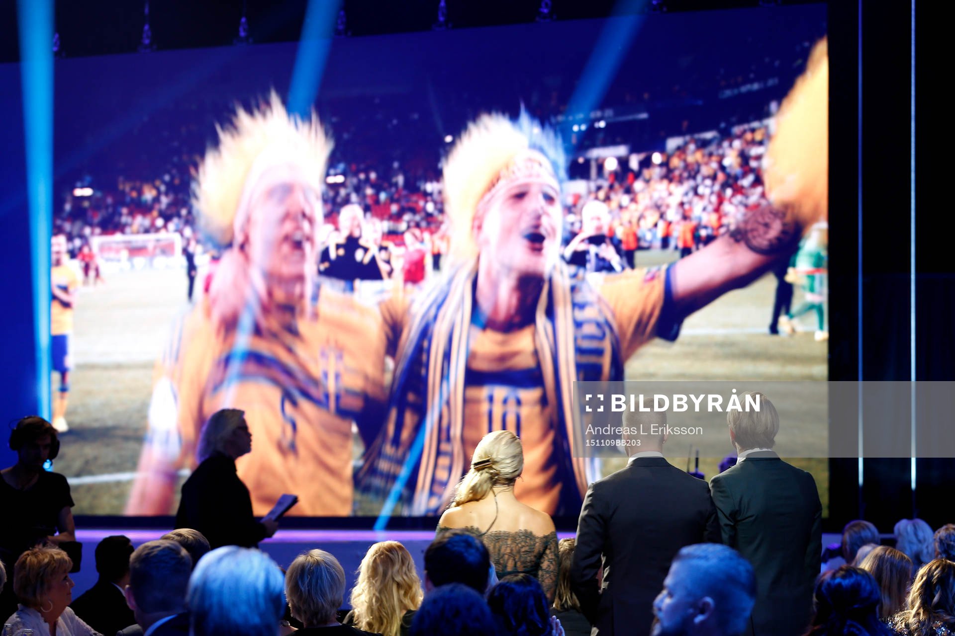 John Guidetti och Patrik Carlgren tittar på hur det gick