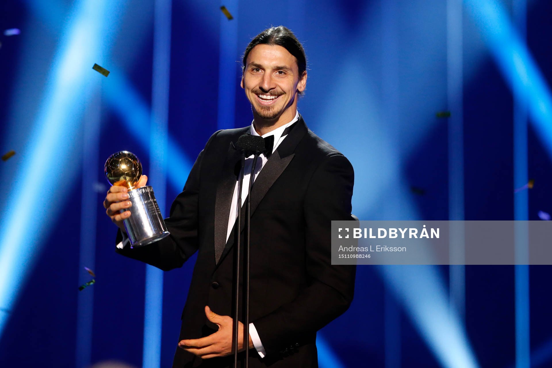 Zlatan Ibrahimovic tilldelas Guldbollen