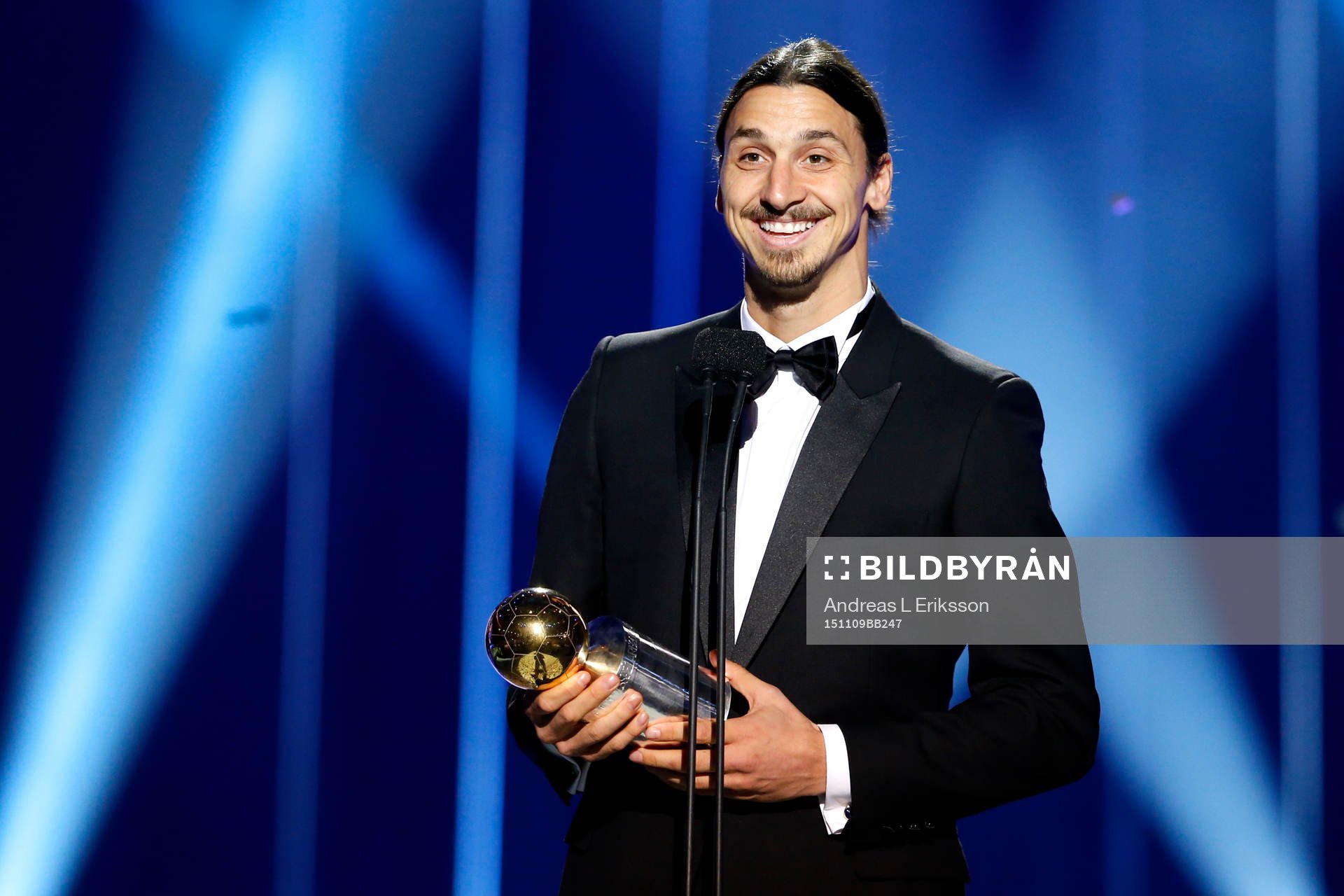 Zlatan Ibrahimovic tilldelas Guldbollen
