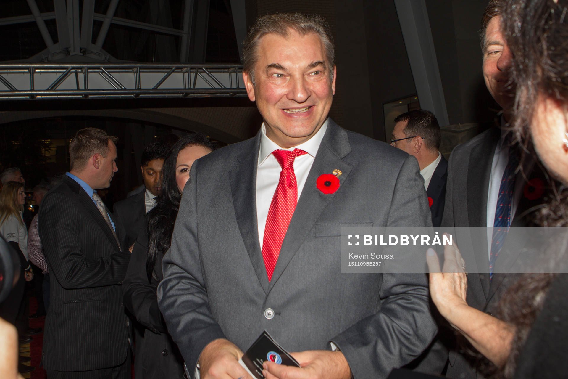 Vladislav Tretiak walks the red carpet