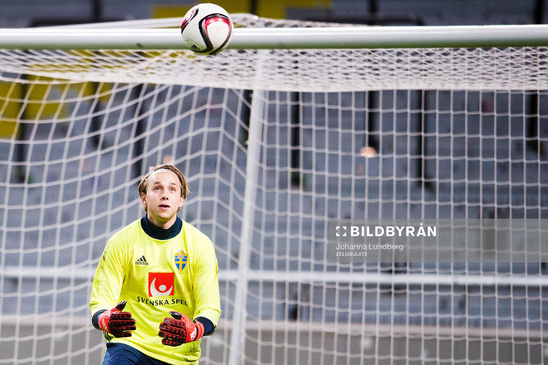 Sveriges målvakt Patrik Carlgren