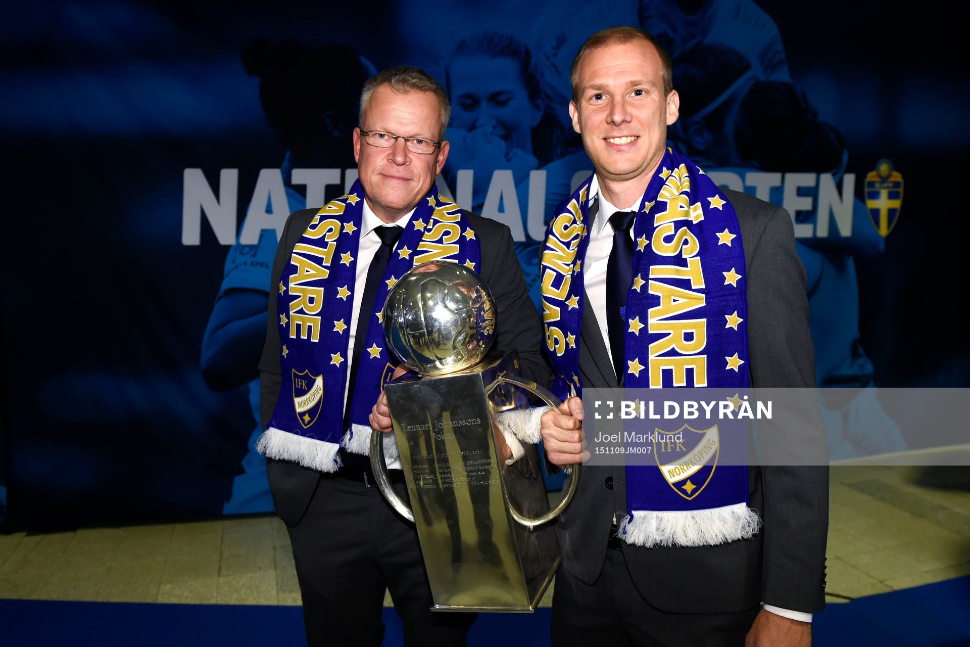 IFK Norrköpings tränare Jan Andersson och Andreas