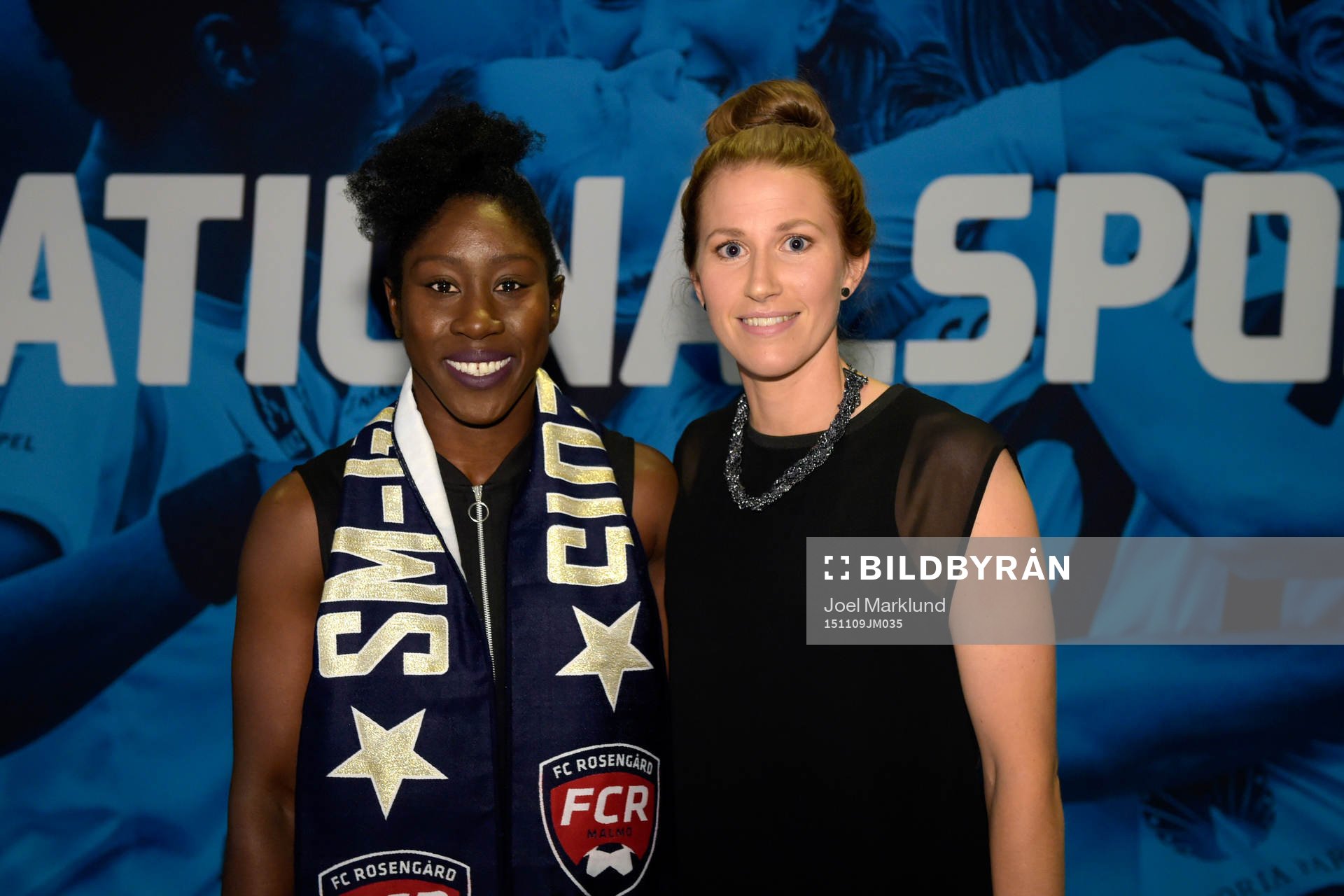 Rosengårds Anita Asante och Emma Berglund