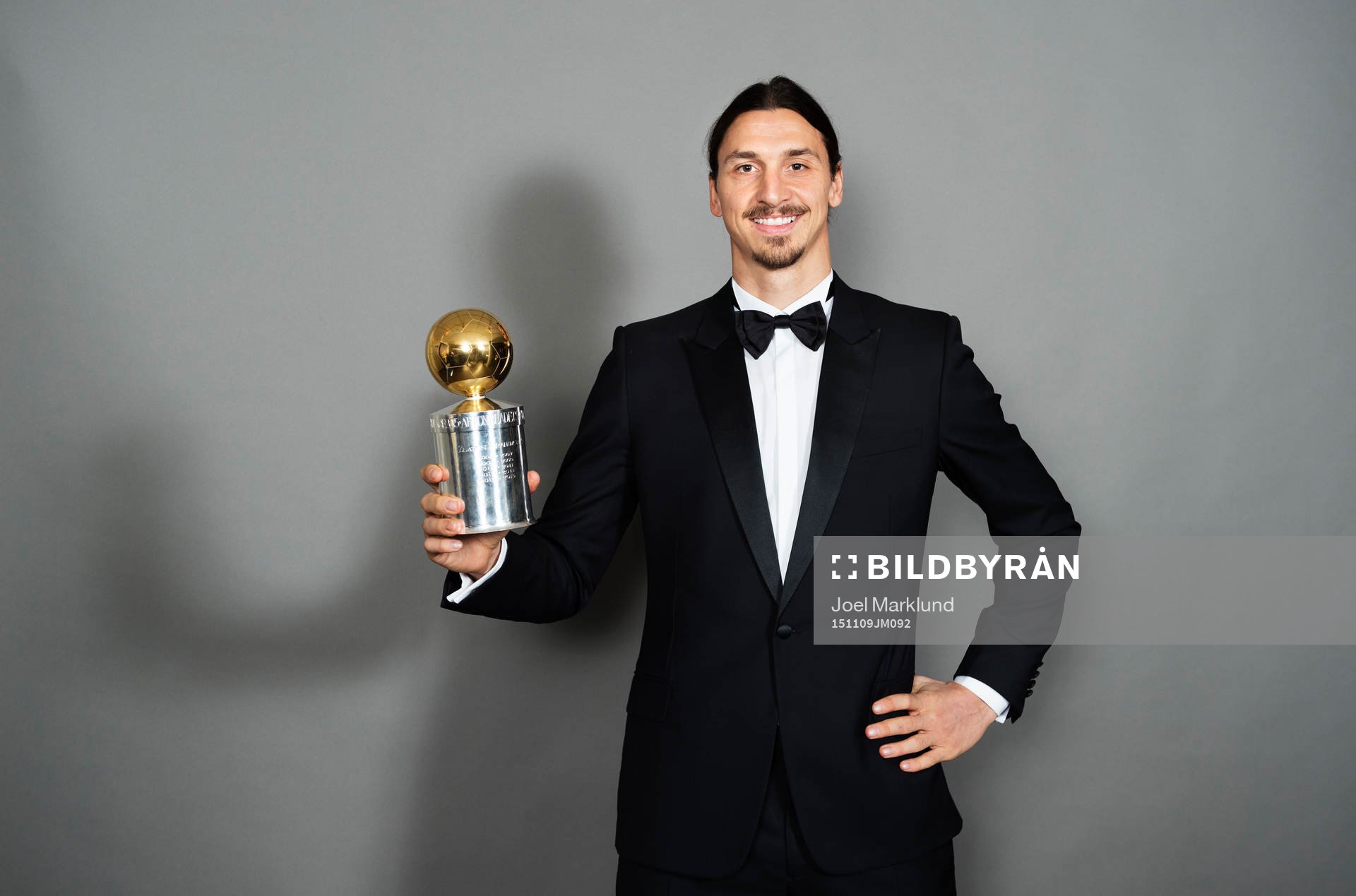 Zlatan Ibrahimovic, Paris Saint-Germain, poserar med