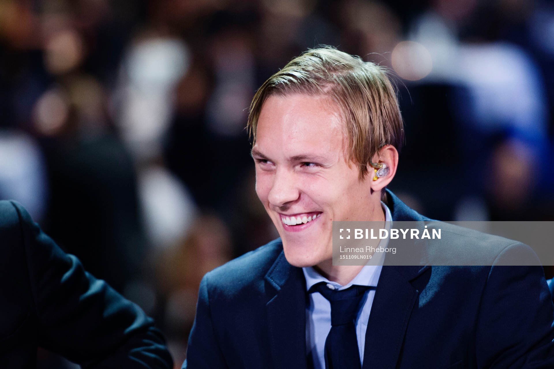 Ludwig Augustinsson i TV4-studion