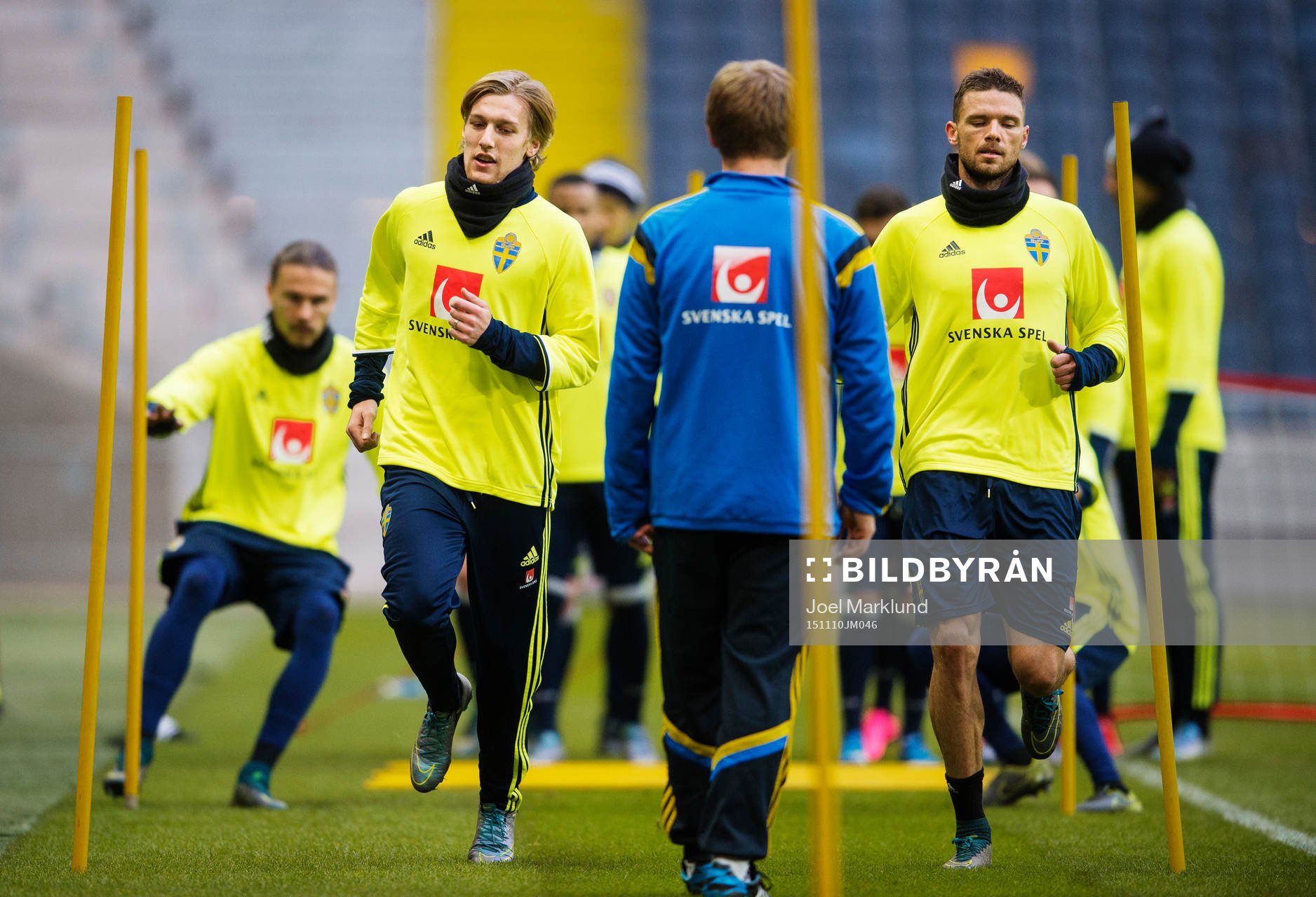 Emil Forsberg och Marcus Berg