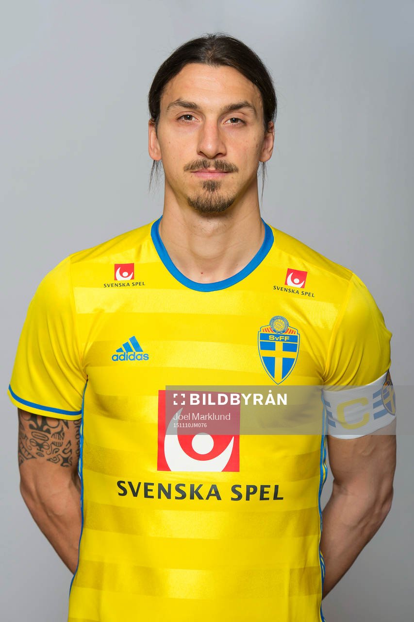 Zlatan Ibrahimovic, spelare i Sveriges fotbollslandslag