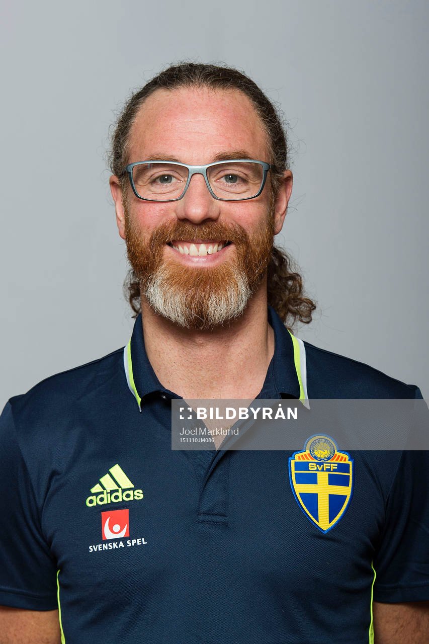 Richard Dahan, sjukgymnast för Sveriges fotbollslandslag