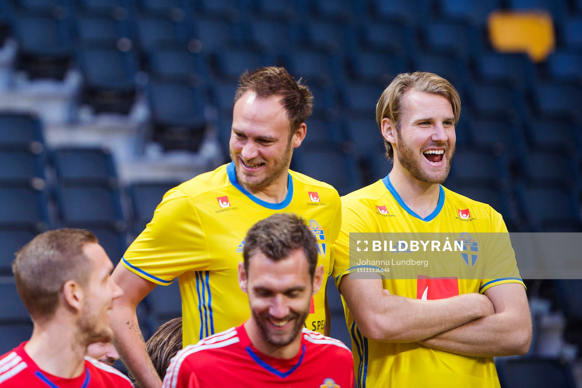 Fr v Robin Olsen, Andreas Granqvist, Andreas Isaksson och