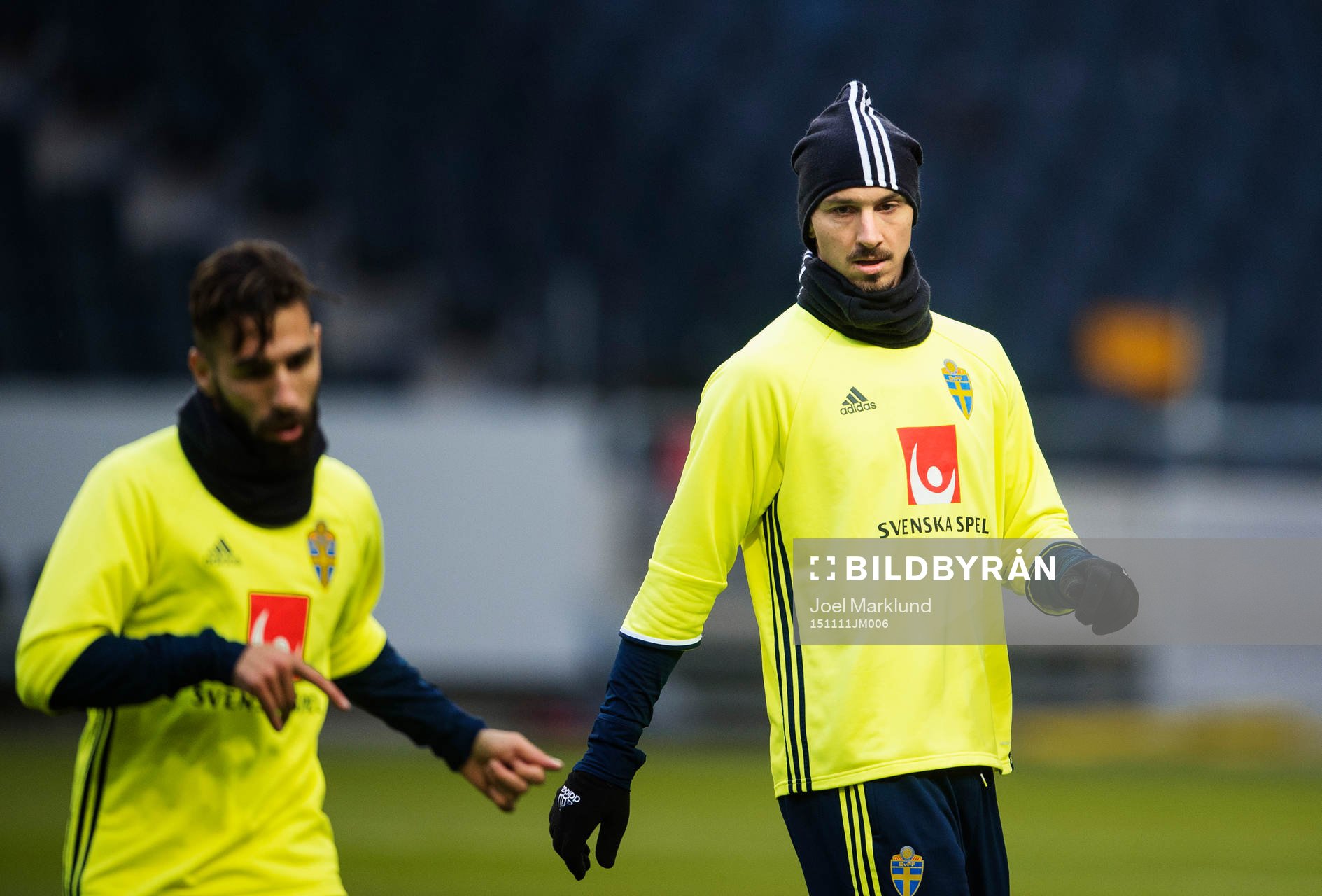 Zlatan Ibrahimovic och Jimmy Durmaz (t v)