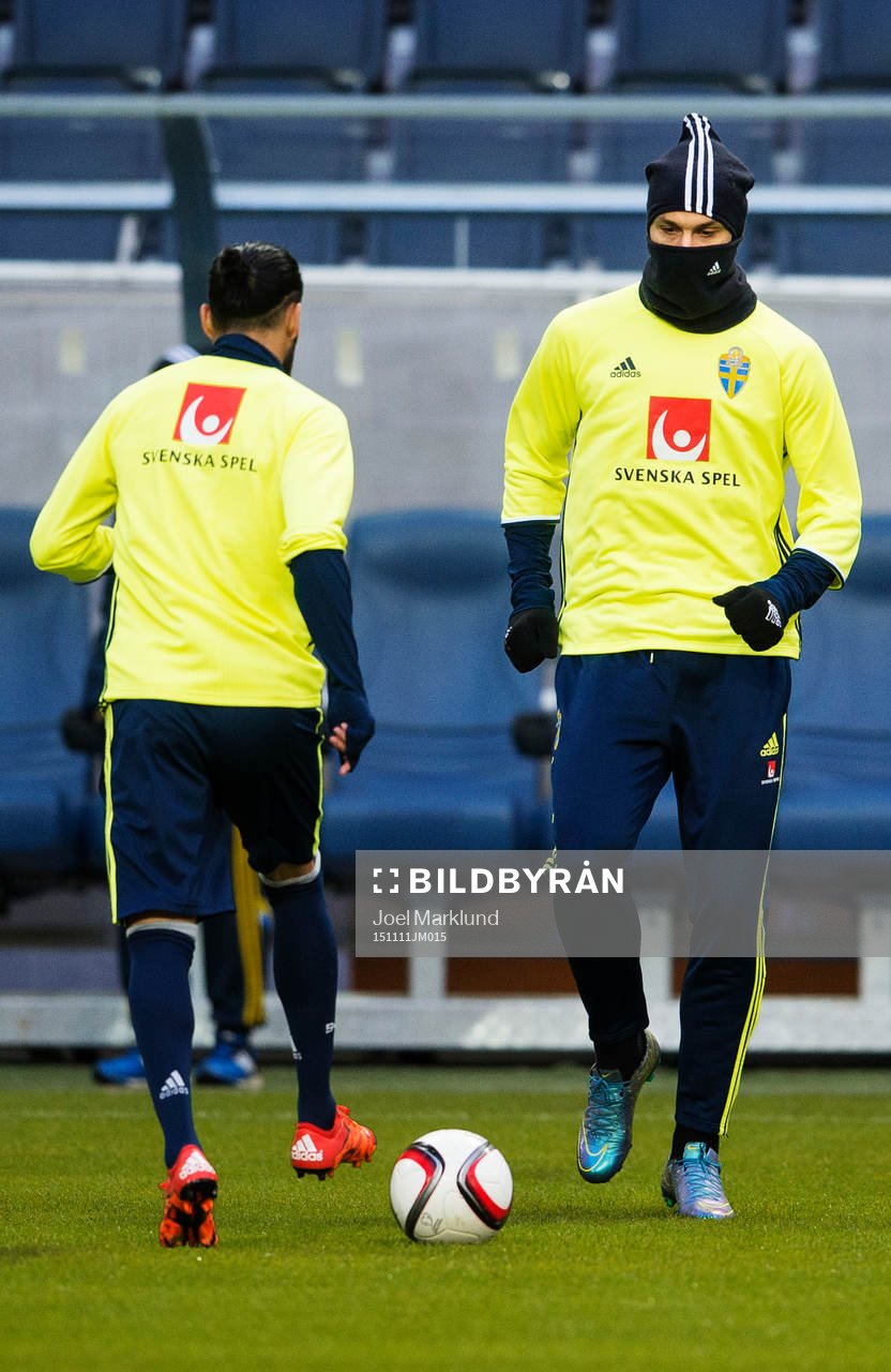 Erkan Zengin och Zlatan Ibrahimovic