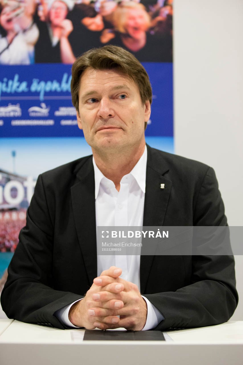 IFK Göteborgs klubbdirektör Martin Kurzwelly under presskonferensen om Clean Court avtalet mellan Got Event och IFK Göteborg den 12 november 2015 i Göteborg.