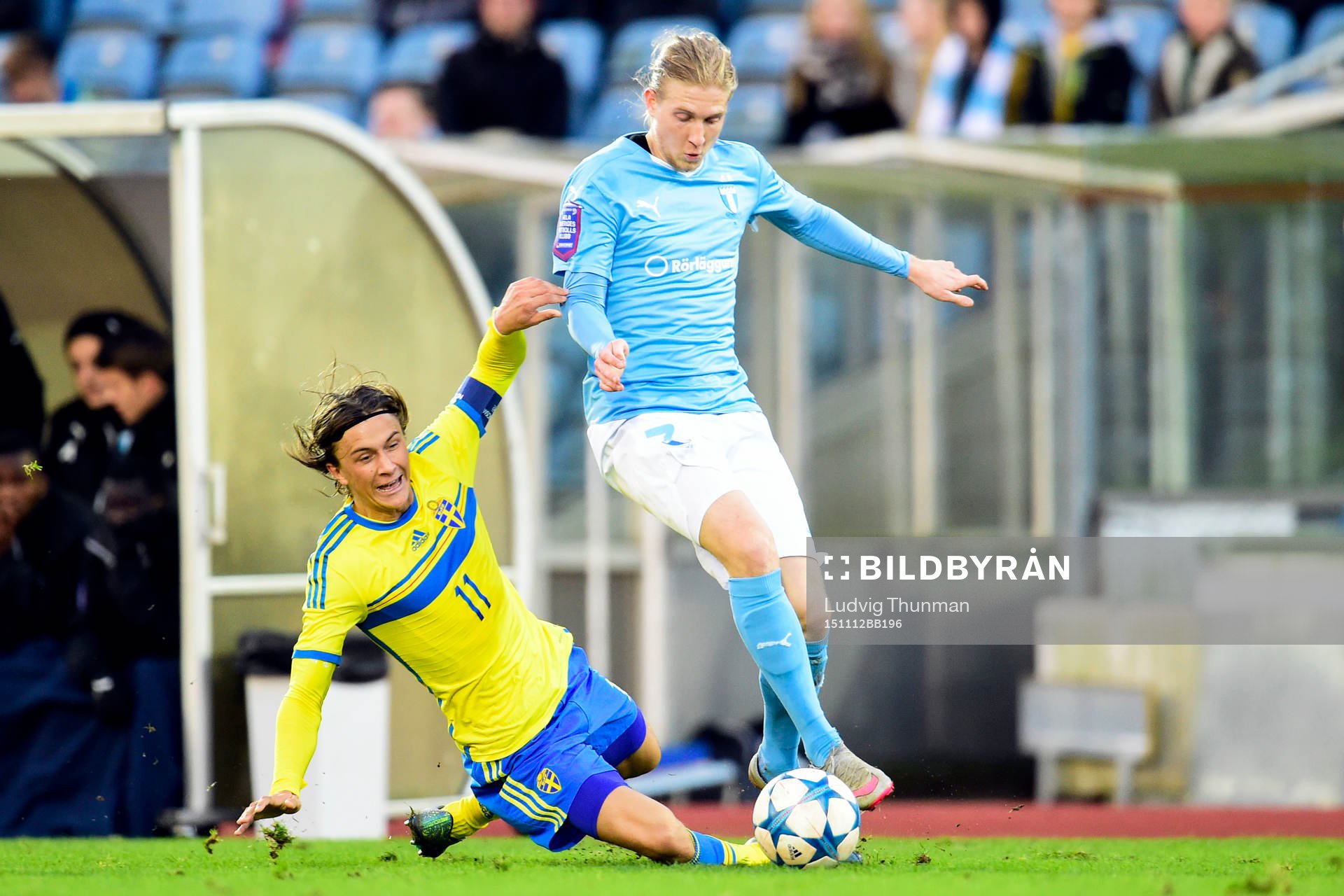 Malmös Simon Kroon och Sveriges Kristoffer Olsson