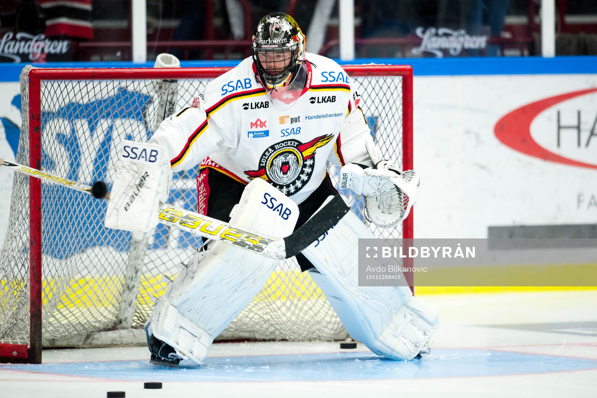 Luleås målvakt Daniel Larsson