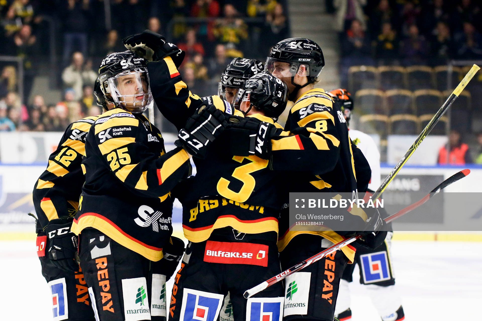 Skellefteås Niclas Burström jublar