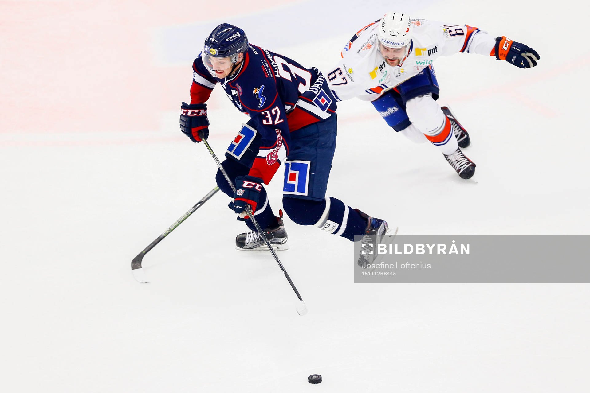 Linköpings Carl Dahlström och Växjös Linus Fröberg
