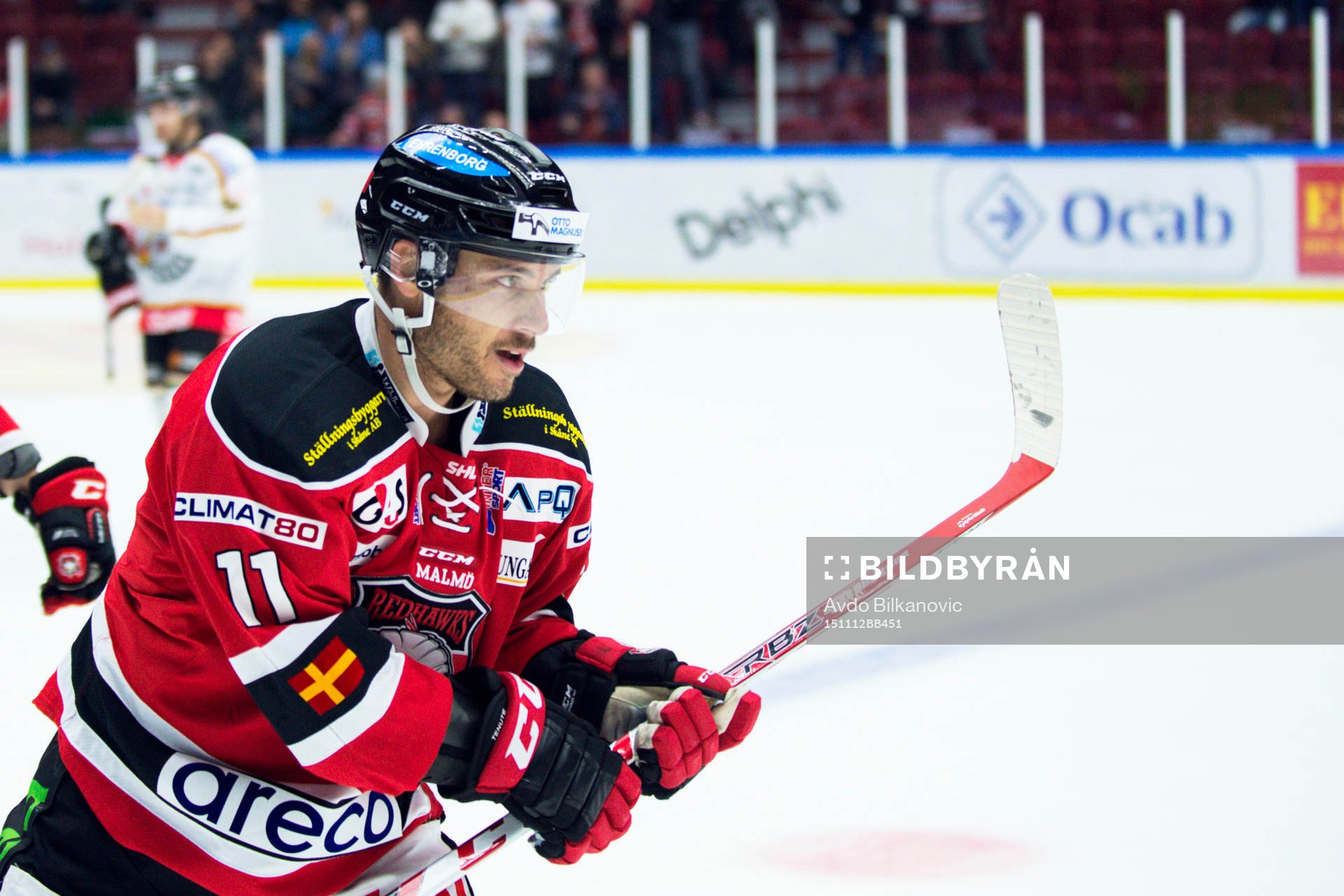 Malmö Redhawks Joey Tenute jublar