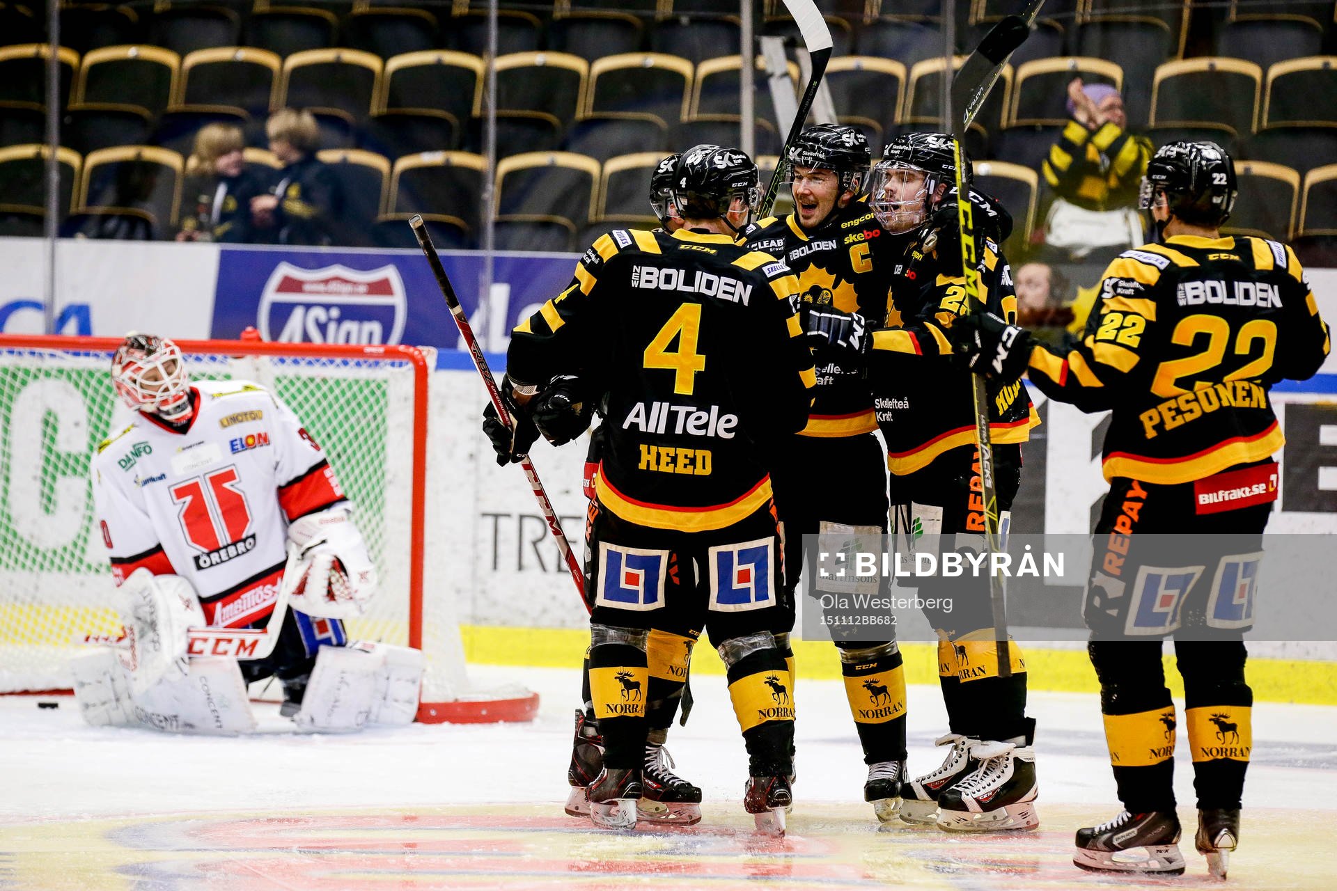 Skellefteås Axel Holmström jublar