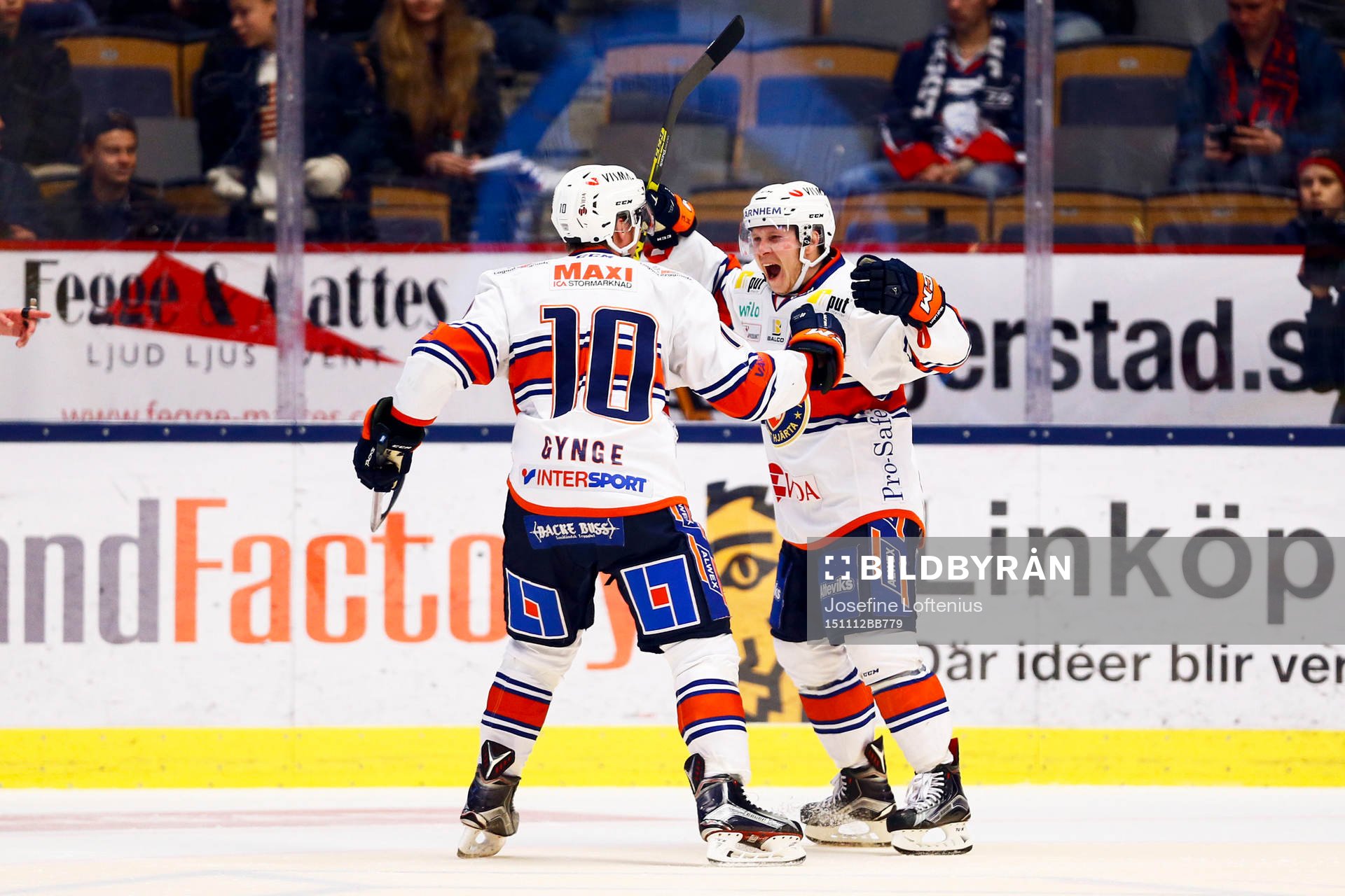 Växjös Tuomas Kiiskinen jublar